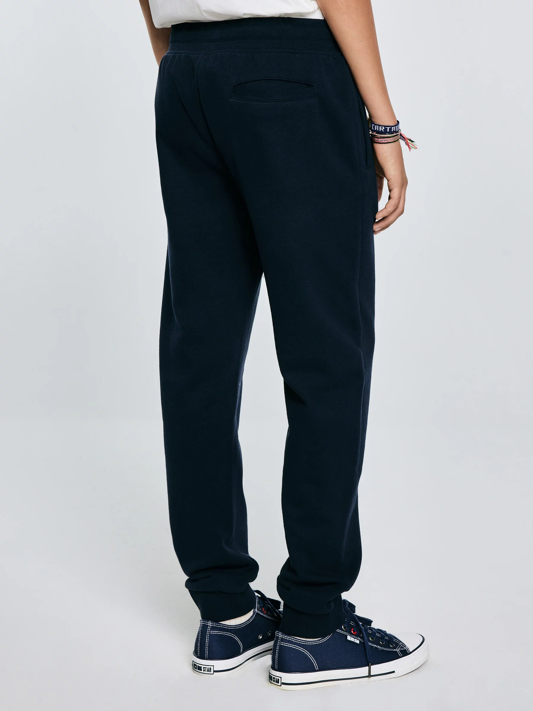 Spodnie chłopięce dresowe granatowe Lironp 403