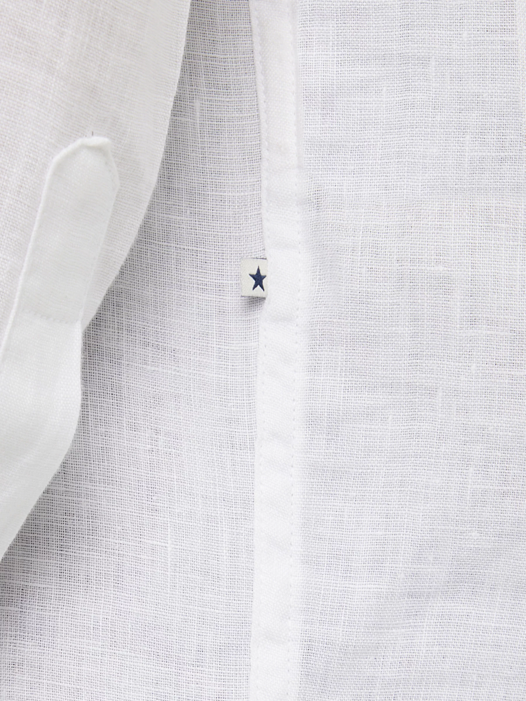 Lniana koszula męska biała Jianis 101