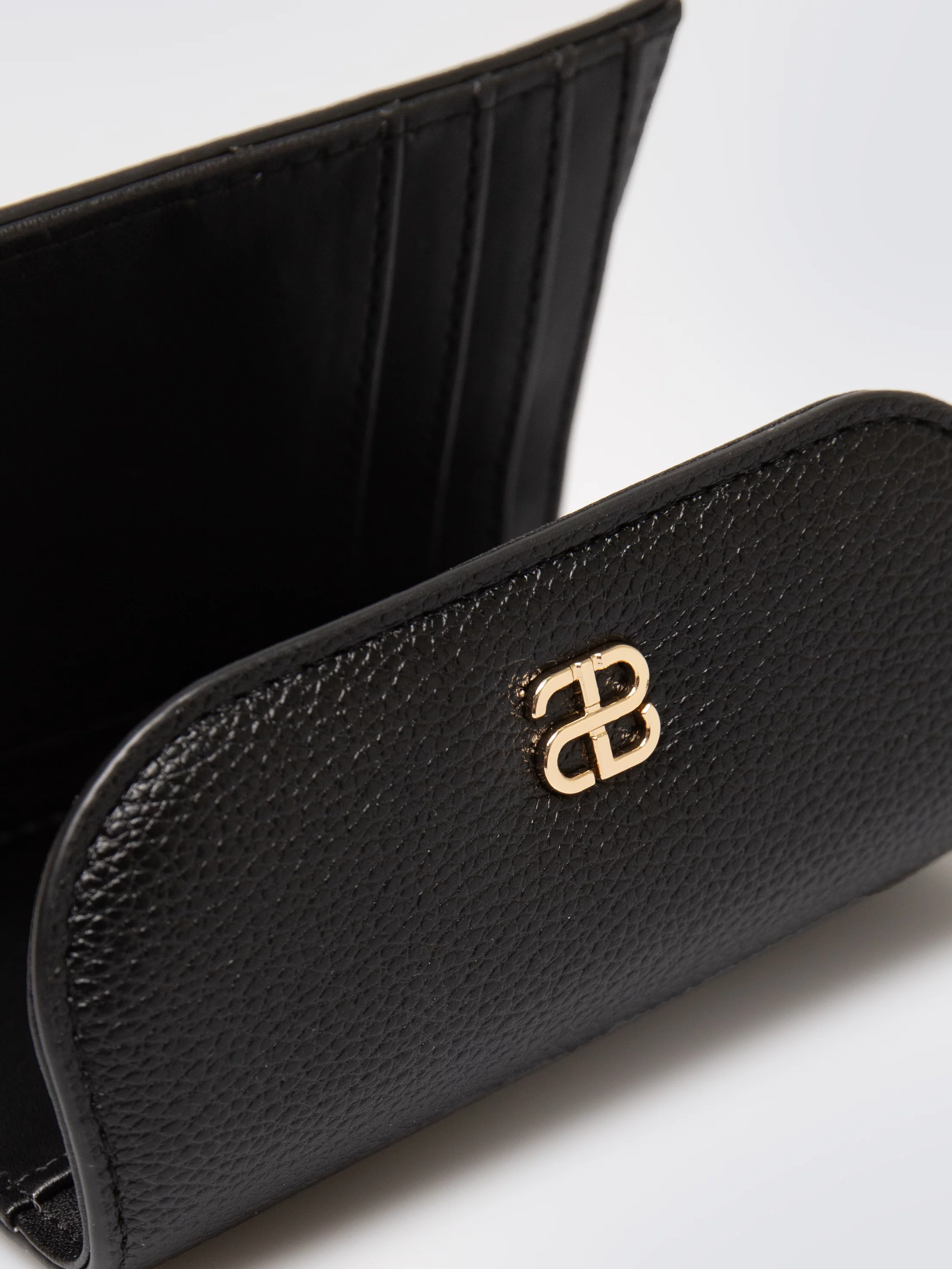 Portfel damski ze skóry ekologicznej czarny Caterin 906