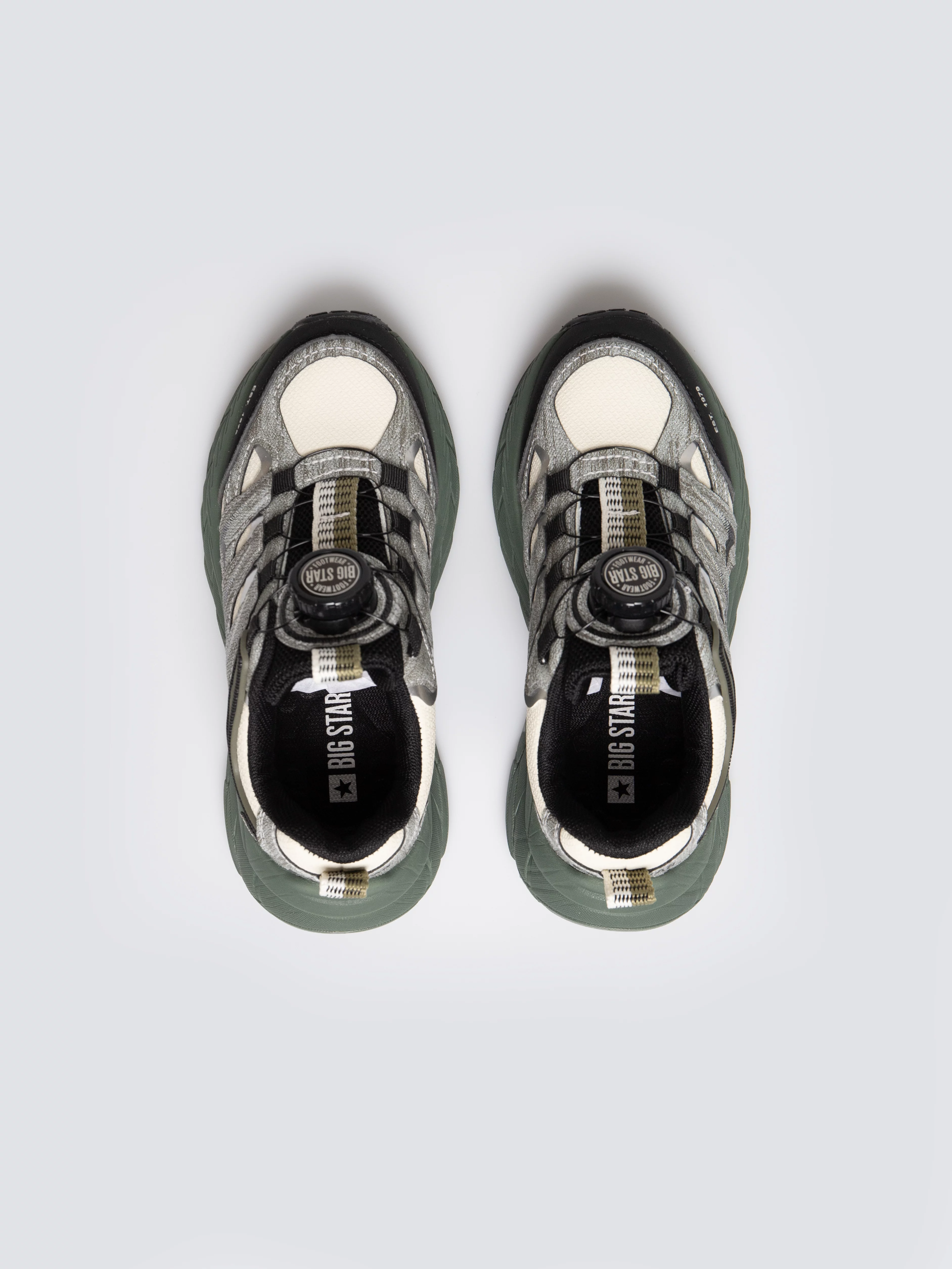 Sneakersy chłopięce khaki OO374207 303