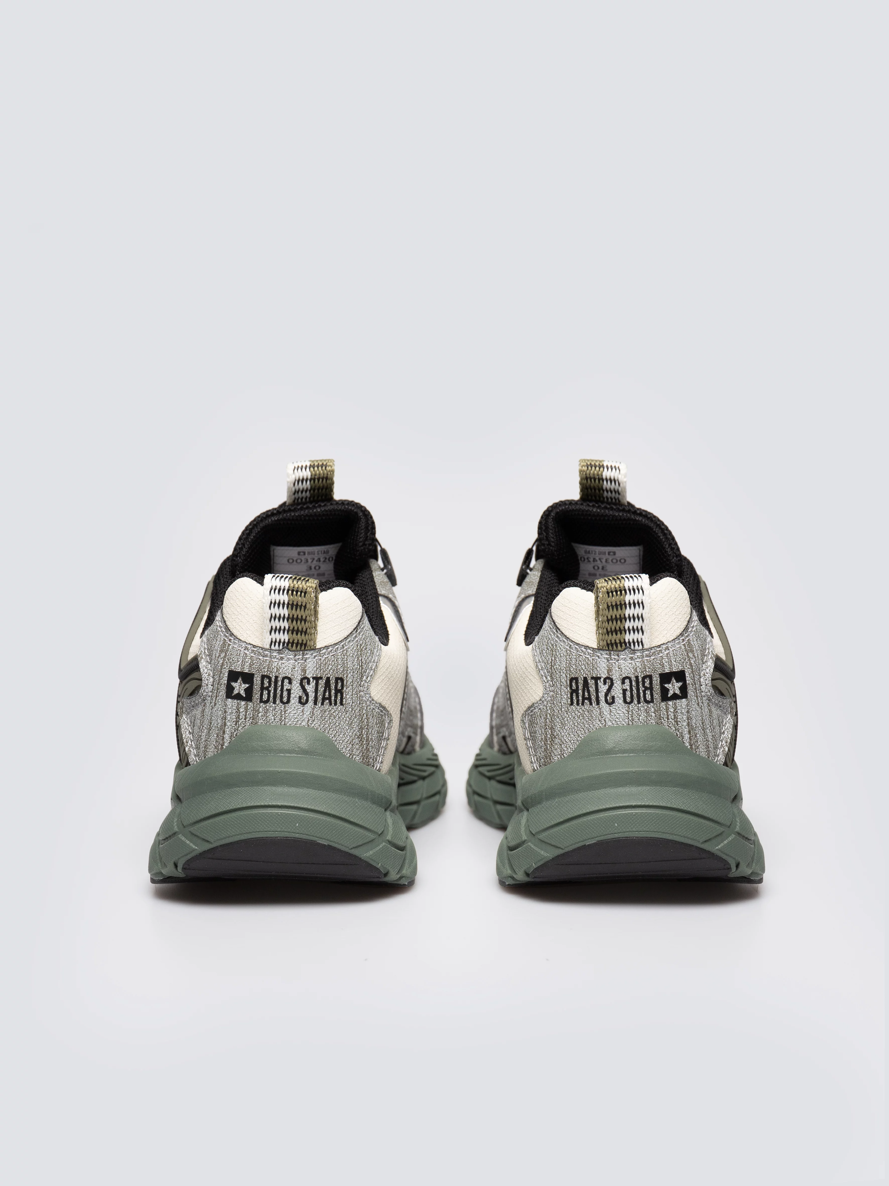 Sneakersy chłopięce khaki OO374207 303