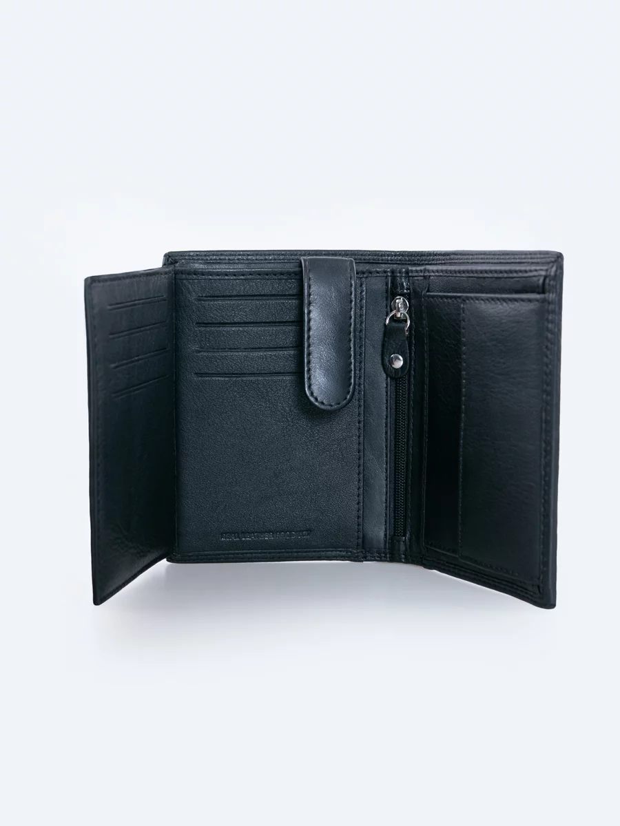 Portfel męski skórzany czarny 3155 900