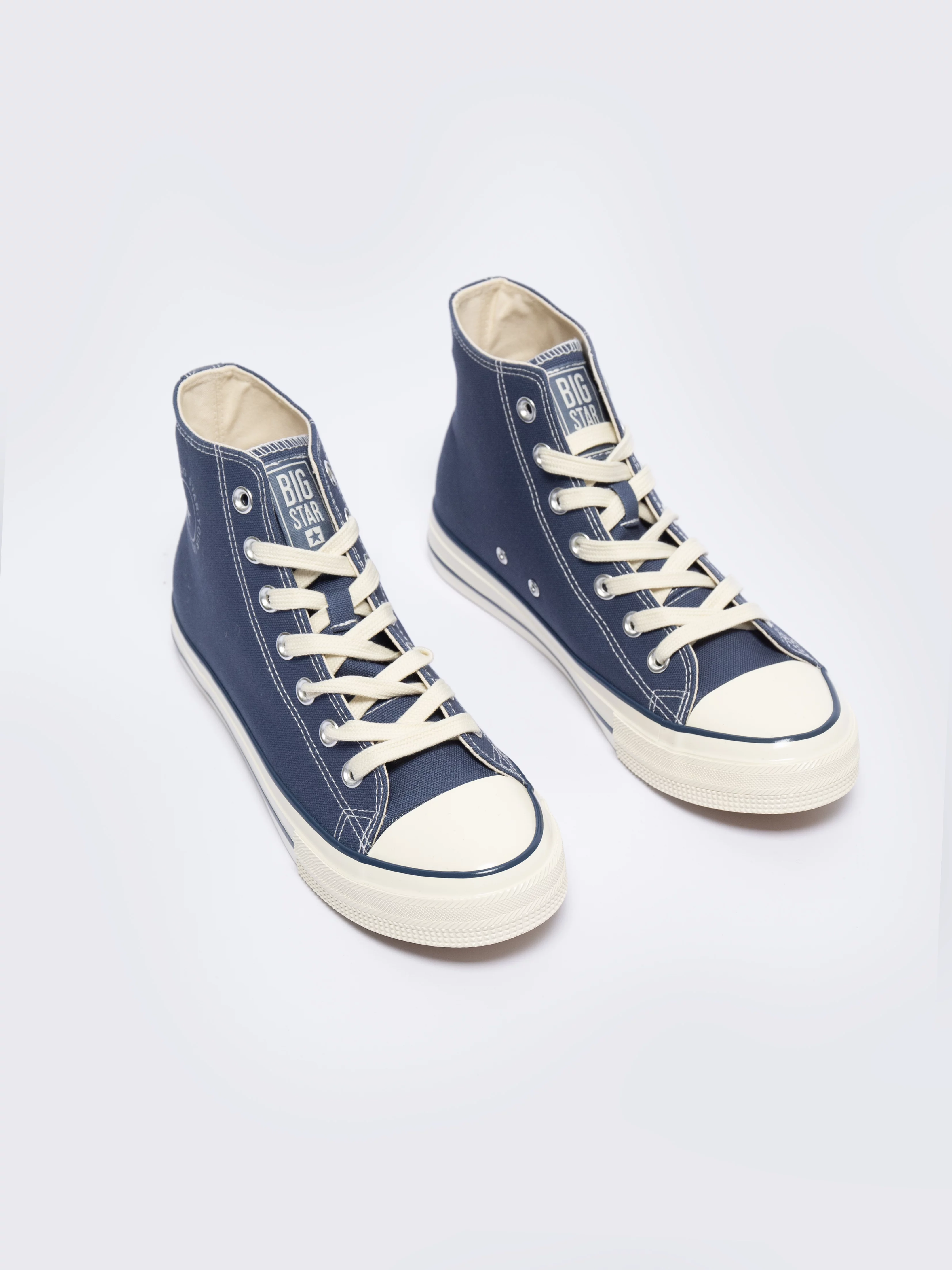 Trampki męskie wysokie niebieskie NN174527 401