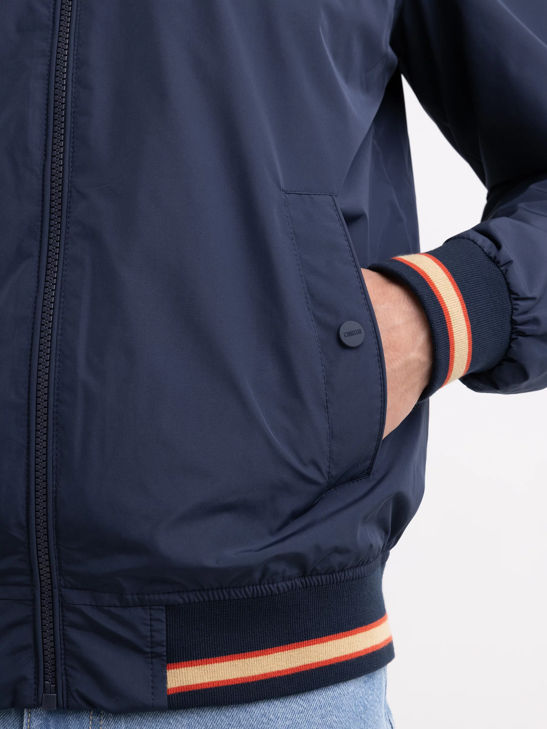 Kurtka męska bomber granatowa Shoun 403