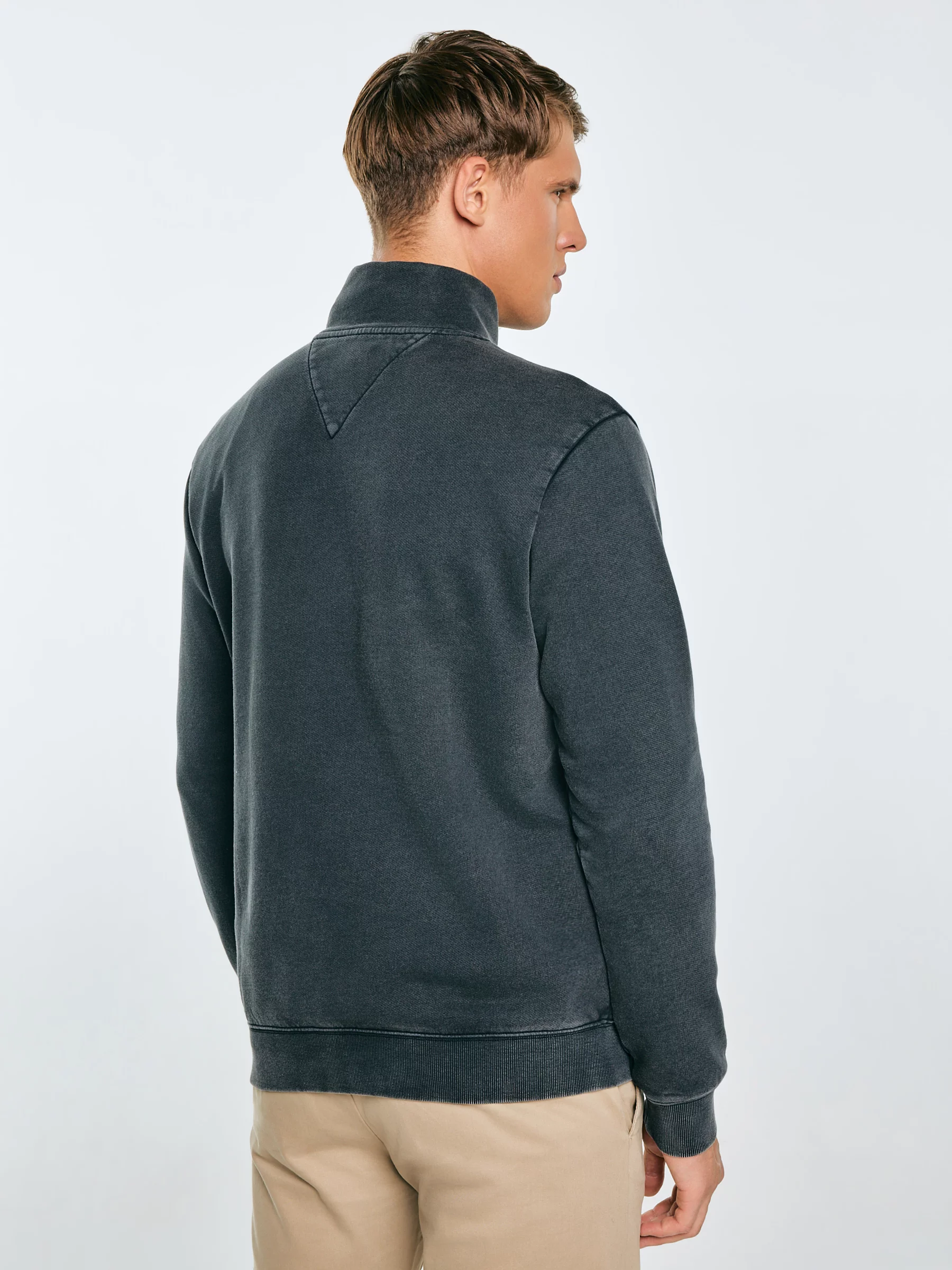 Bluza męska ze stójką czarna Julian 906