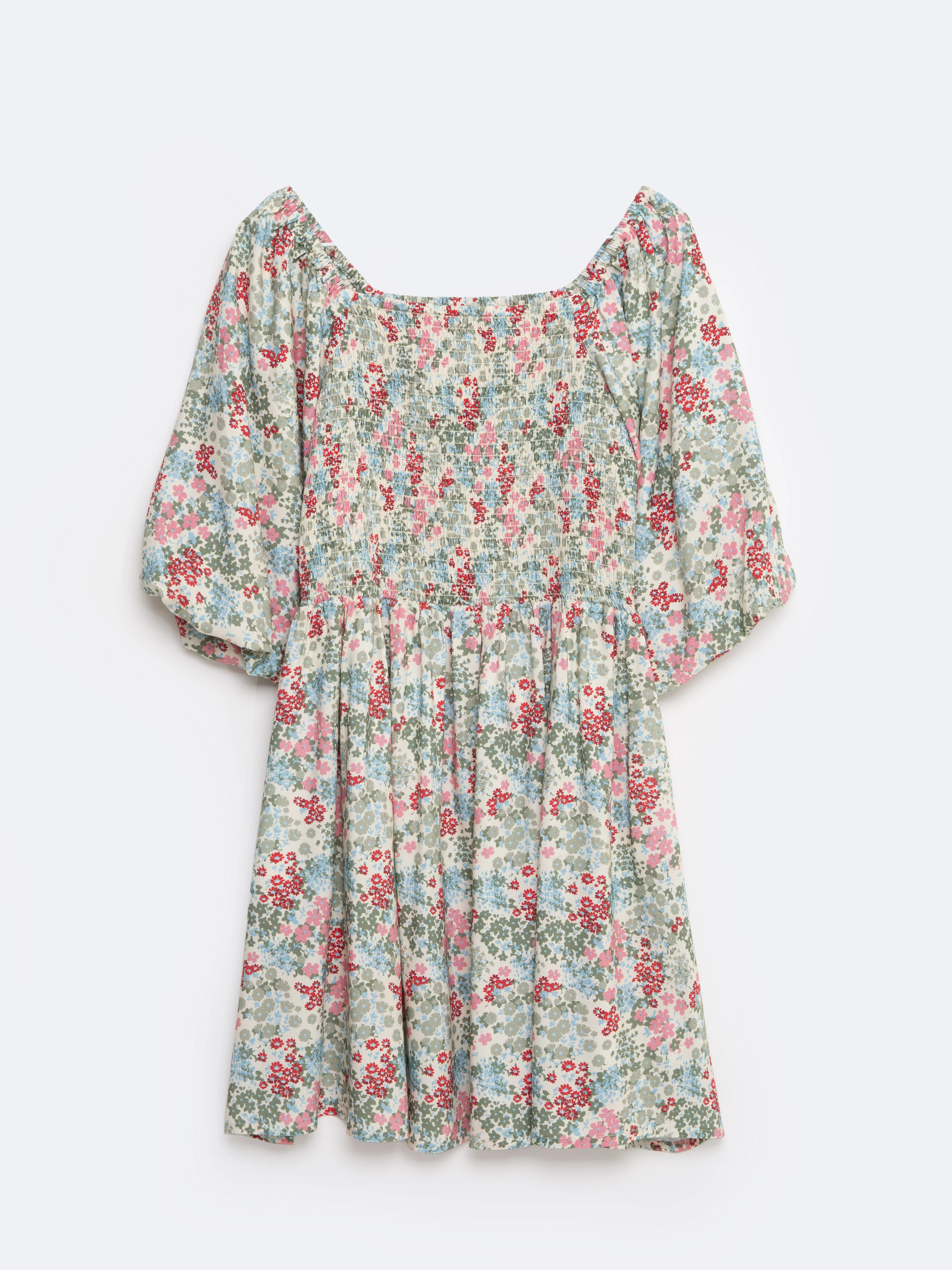 Sukienka dziewczęca z wiskozy z motywem kwiatowym Darta 000