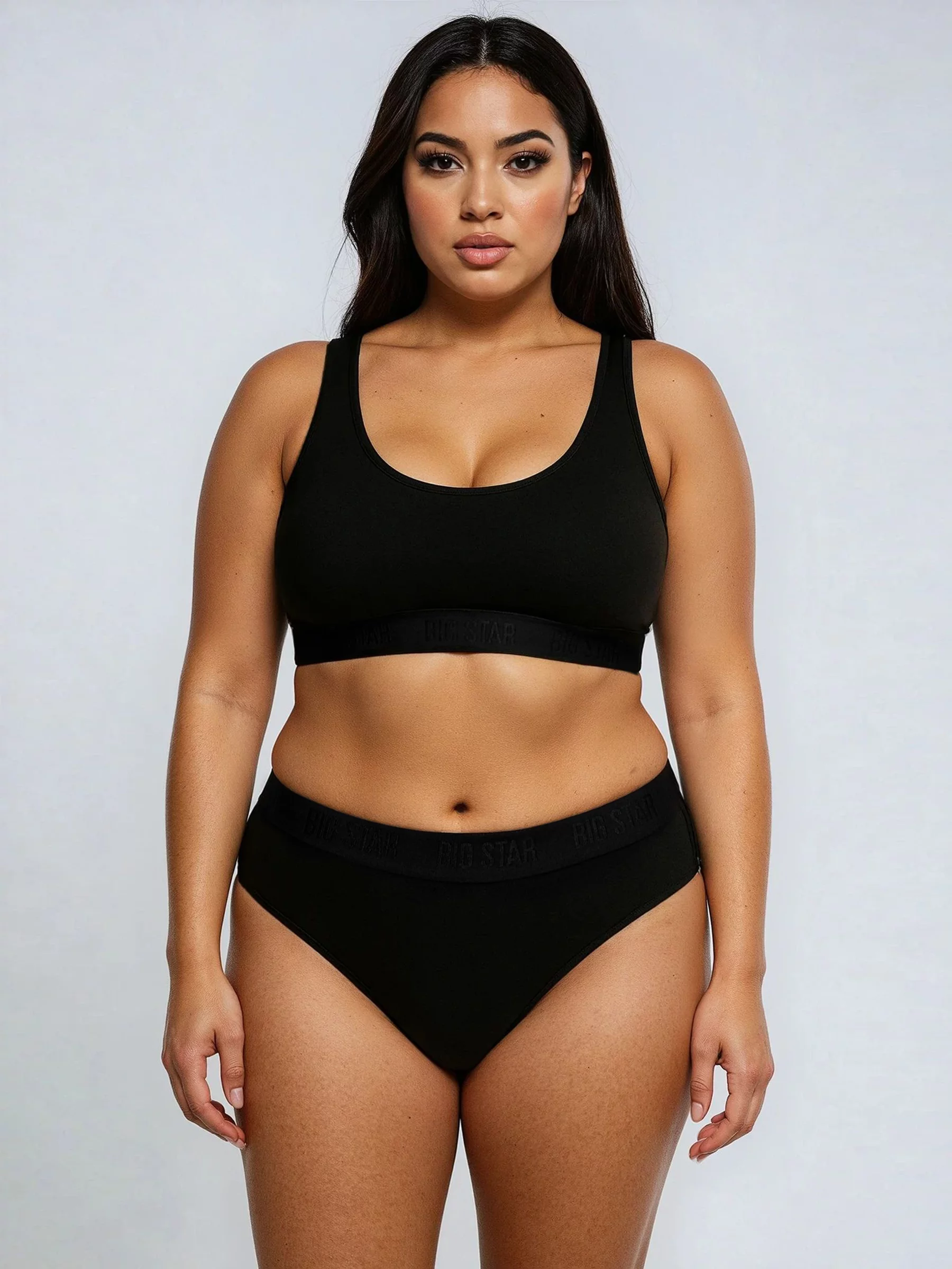 Biustonosz damski czarny Catherine 906