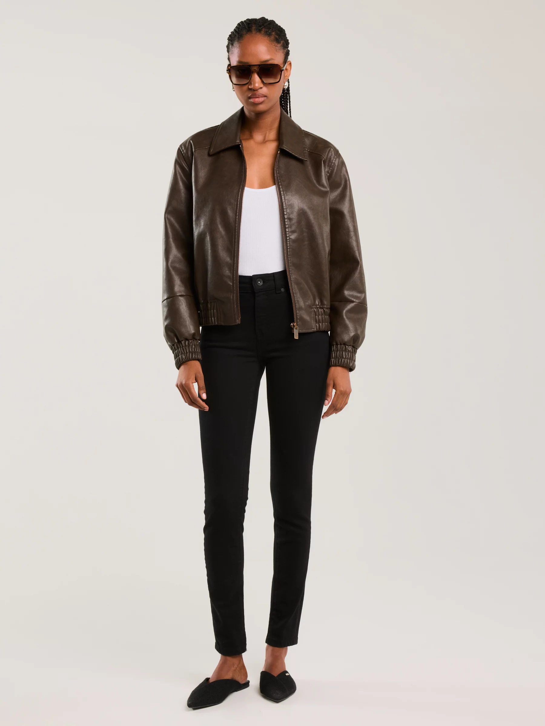 Jeansy damskie skinny czarne Adela 915