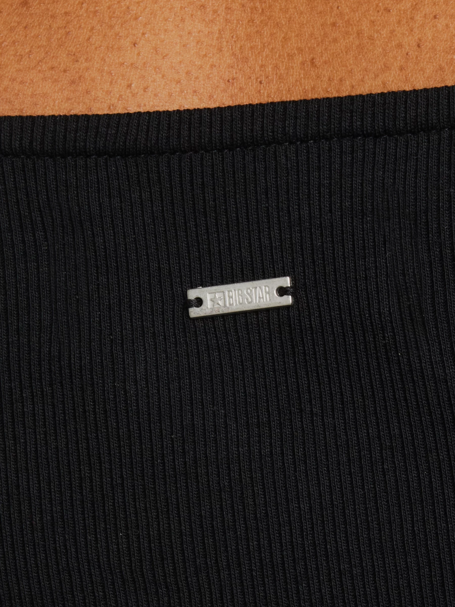 Sukienka damska mini w prążek czarna Felice 906