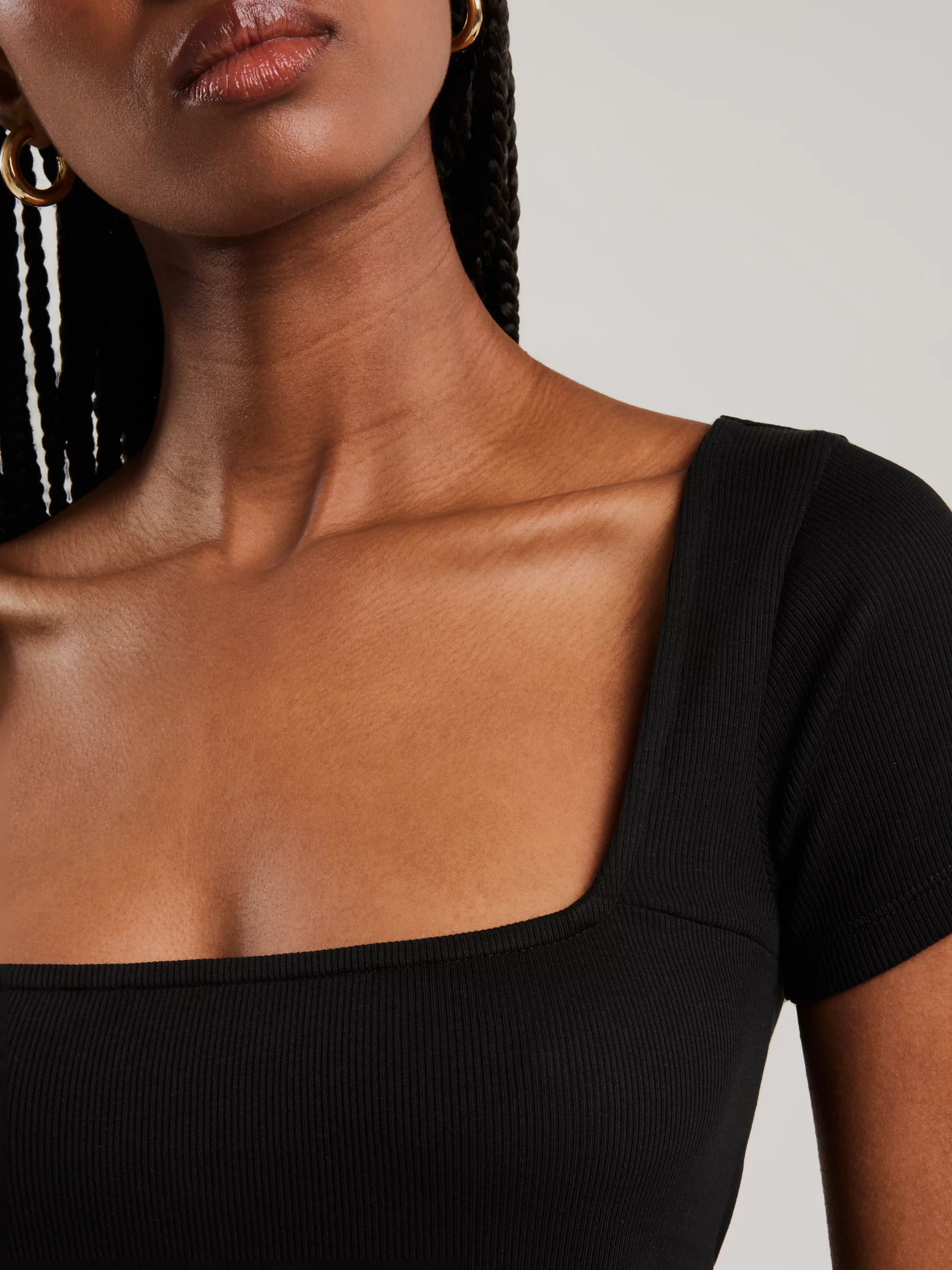 Sukienka damska mini w prążek czarna Felice 906