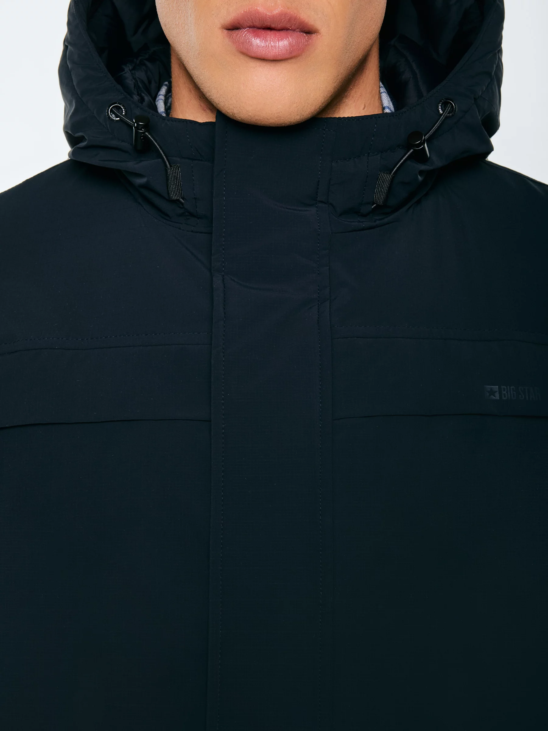 Kurtka męska z wypełnieniem granatowa Lob 404