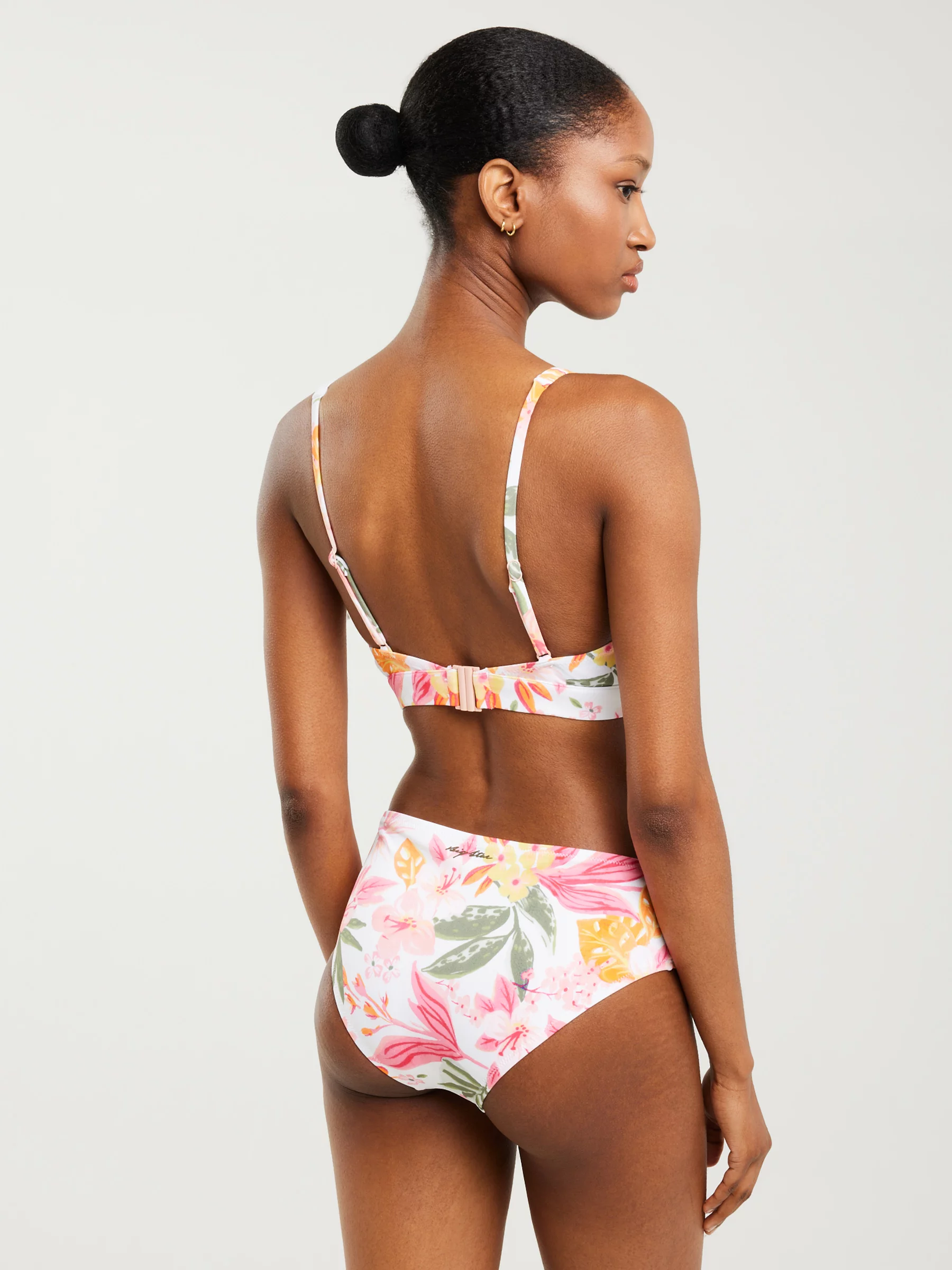 Góra od kostiumu kąpielowego z motywem kwiatowym Morra 000