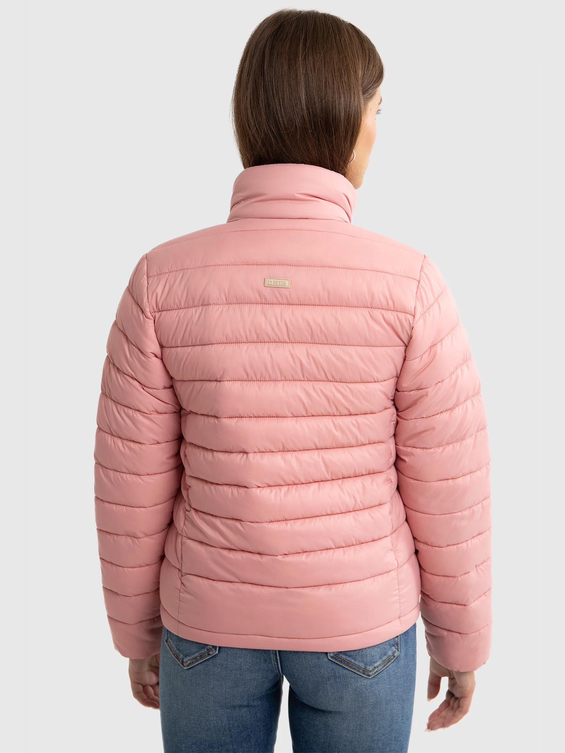 Kurtka dziewczęca przejściowa różowa Derbi 601