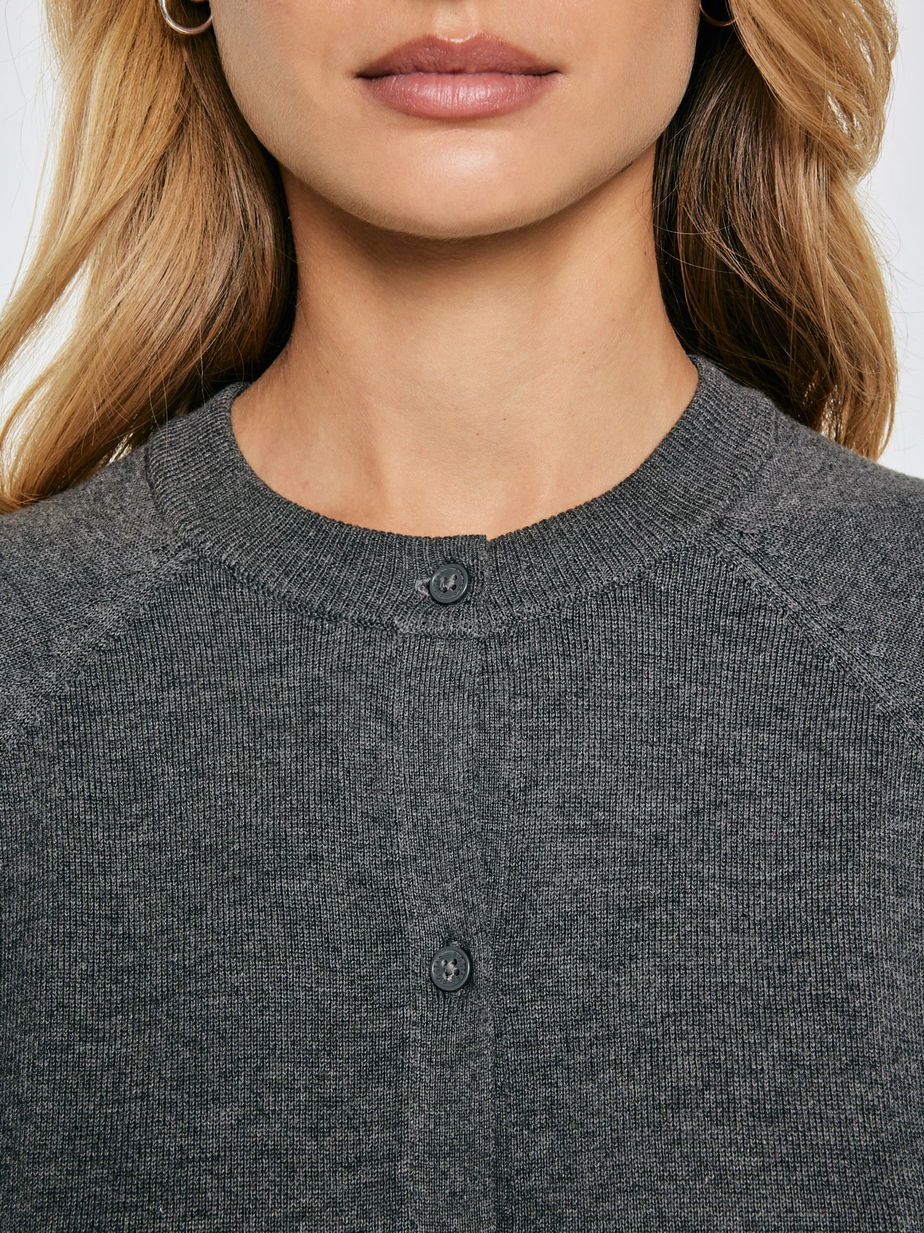 Kardigan damski bawełniany szary Karina 902