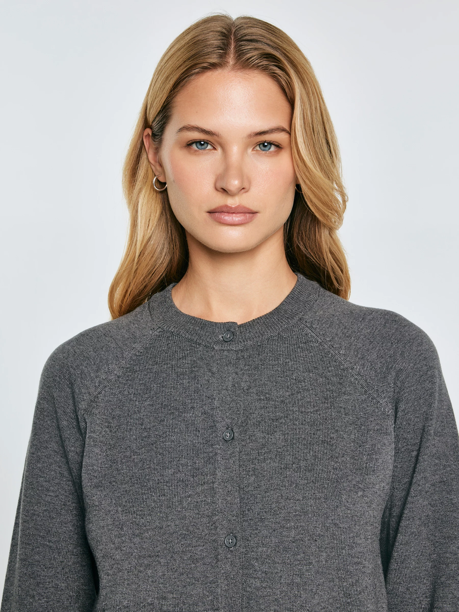 Kardigan damski bawełniany szary Karina 902