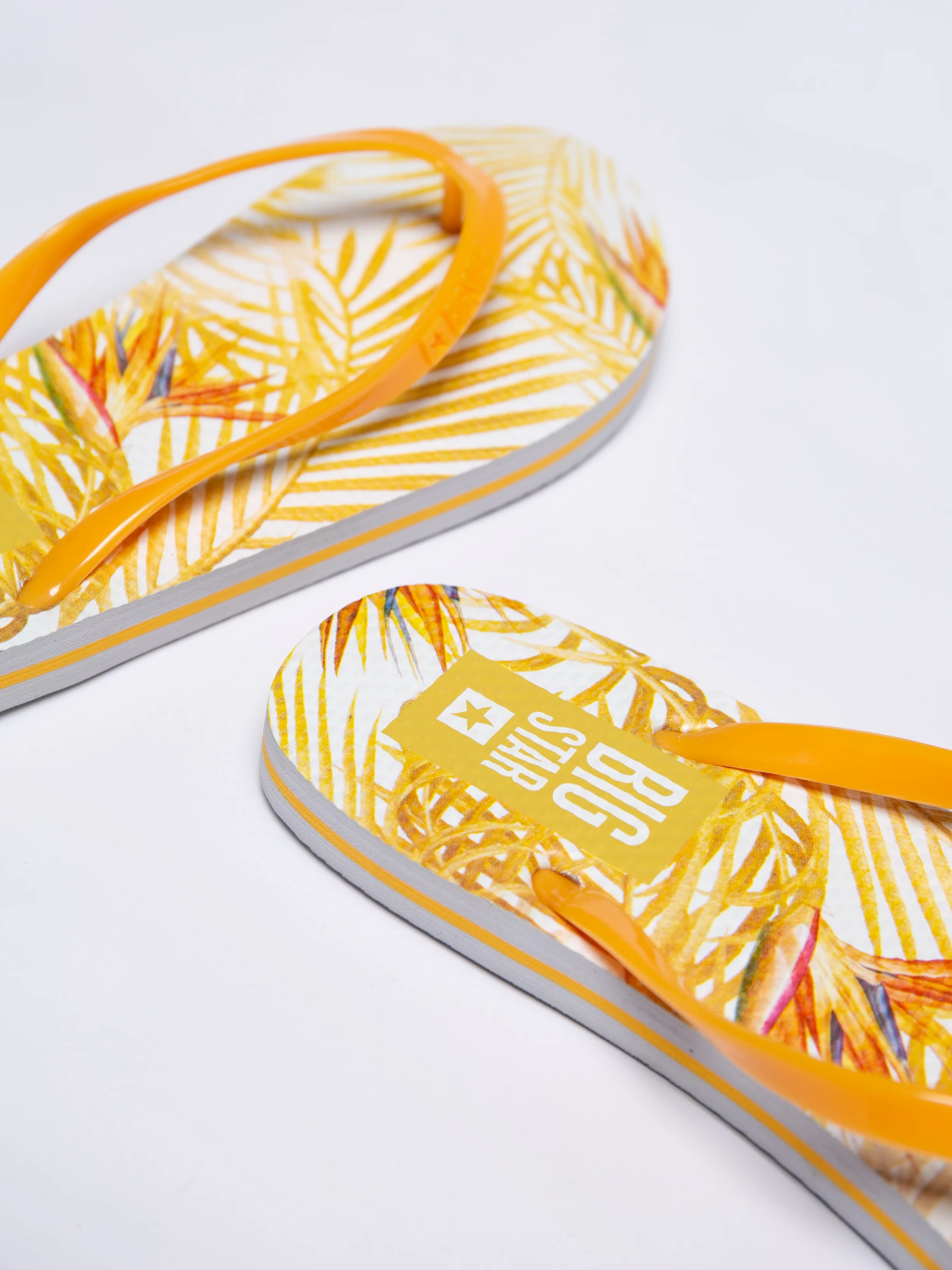 Japonki damskie żółte LL274819 201