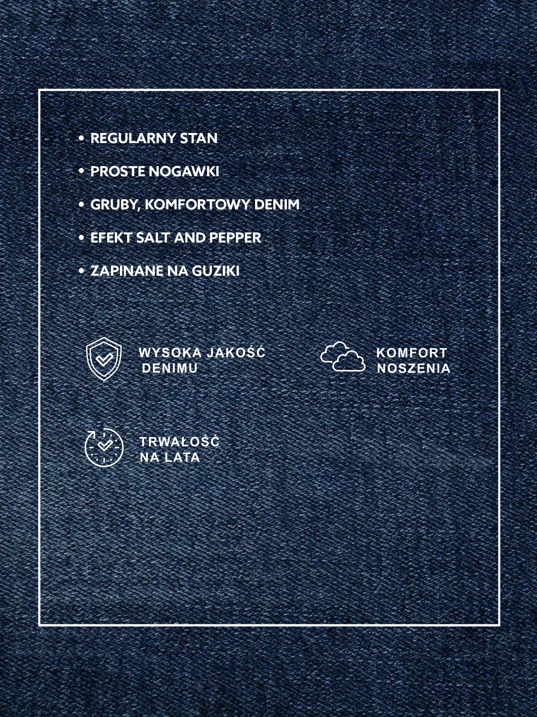 Jeansy damskie z kolekcji Authentic granatowe Authentic 500