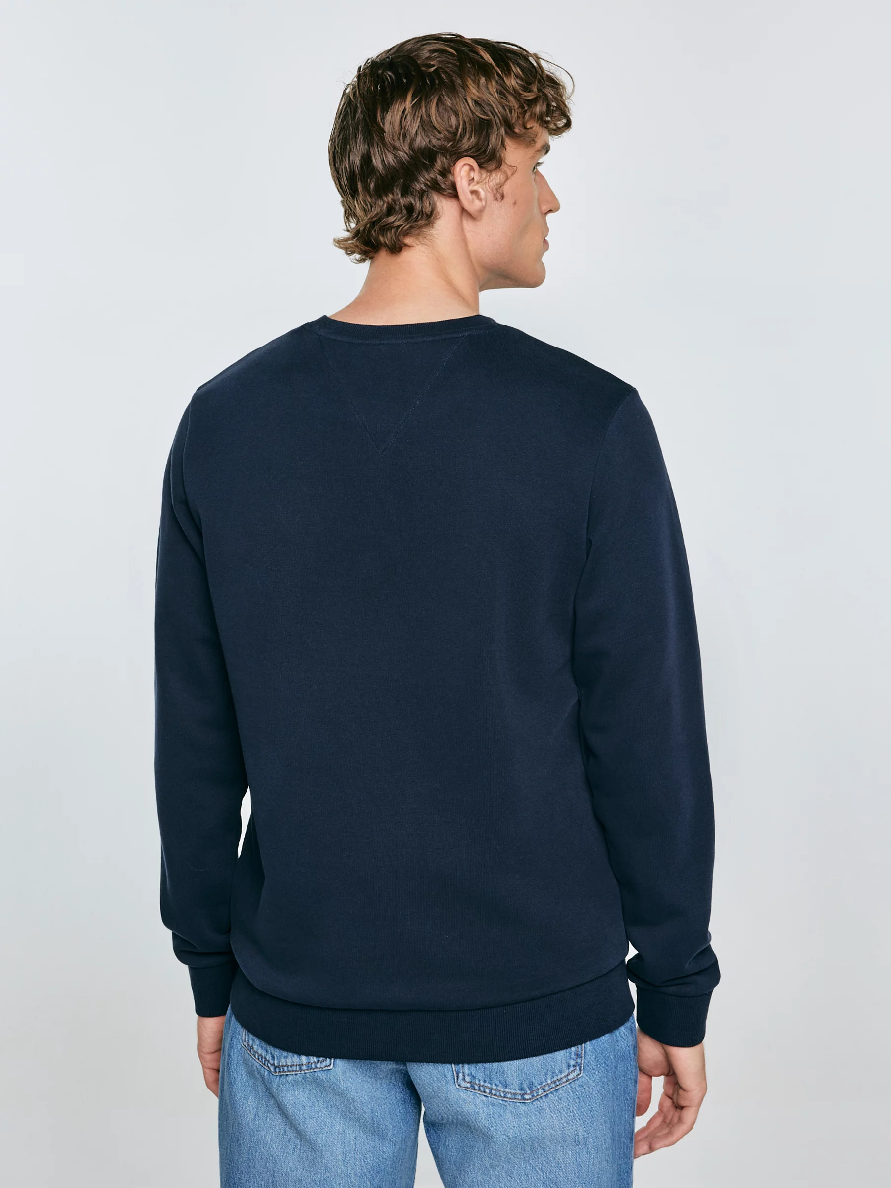 Bluza męska z haftem granatowa Daniel 403