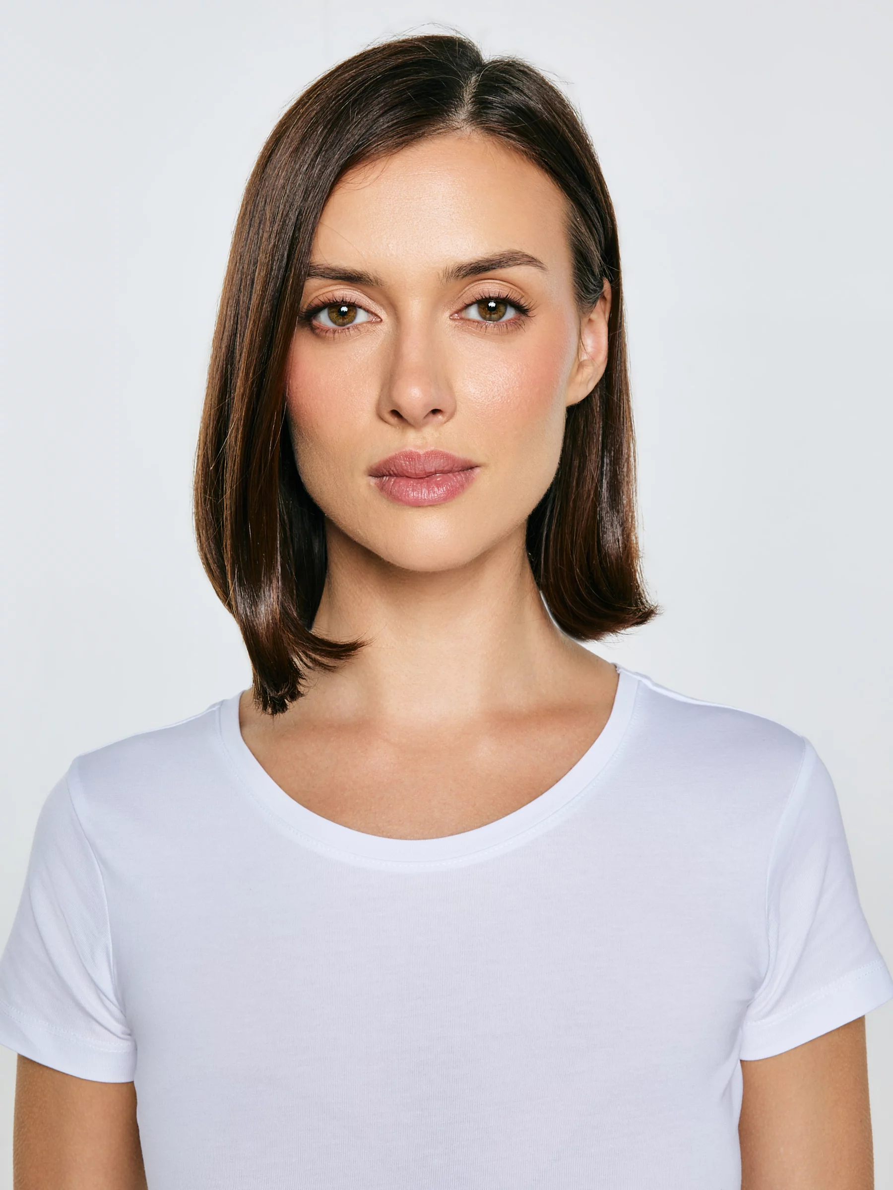 Koszulka damska z bawełny supima biała Supiclassica 101