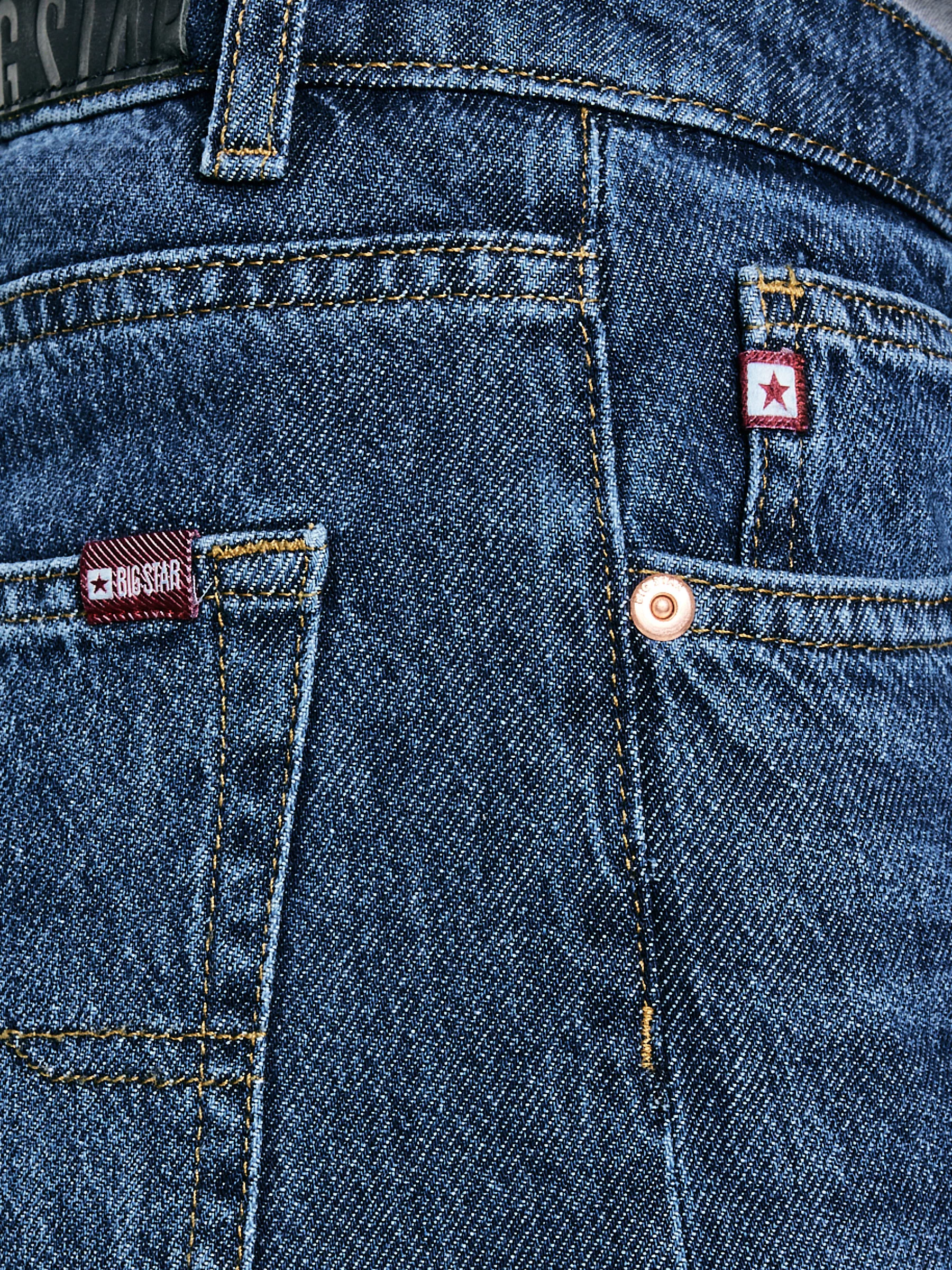 Jeansy dziewczęce z szeroką nogawką granatowe Natalie 514