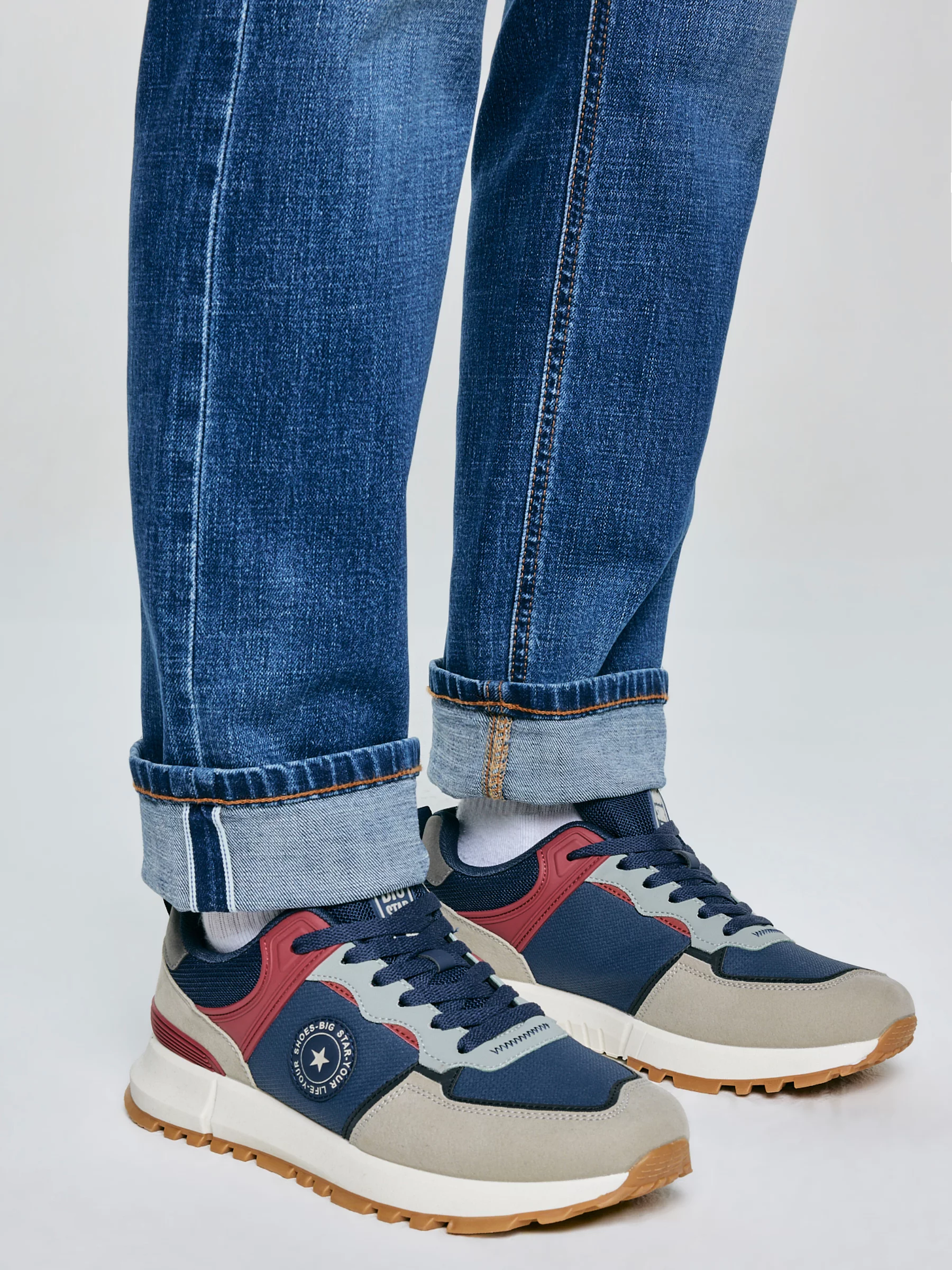 Sneakersy męskie sportowe granatowe SS174061 403