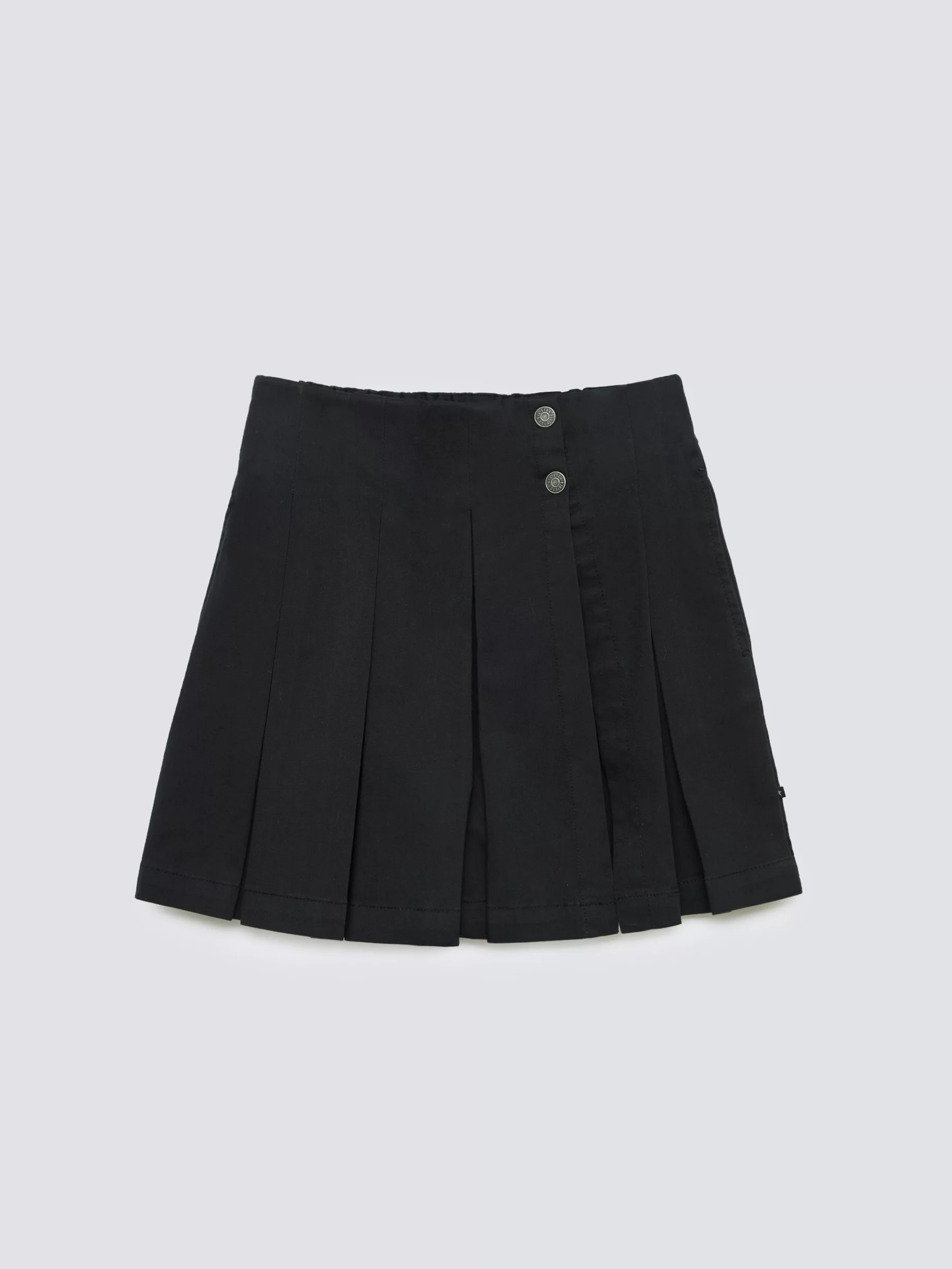 Spódnico-szorty dziewczęce rozkloszowane czarne Kardilana 906