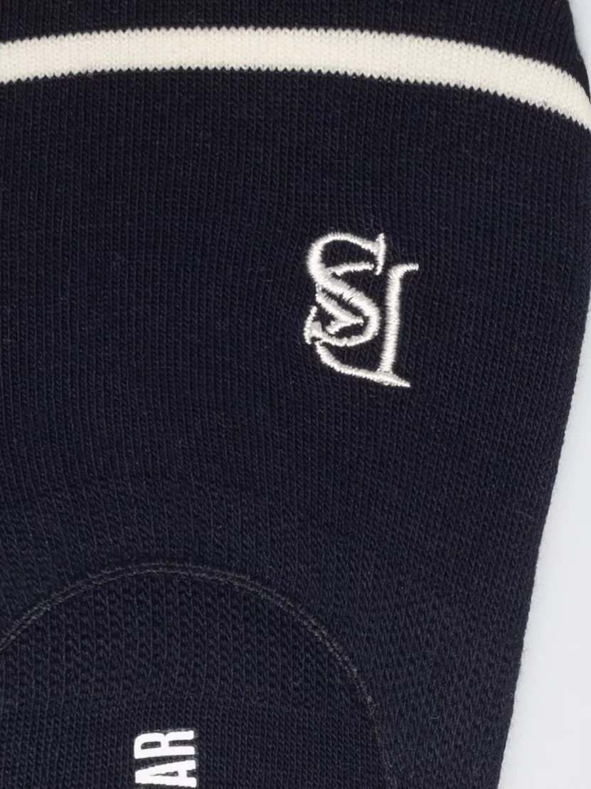 Stopki damskie bawełniane granatowe Nastka 403