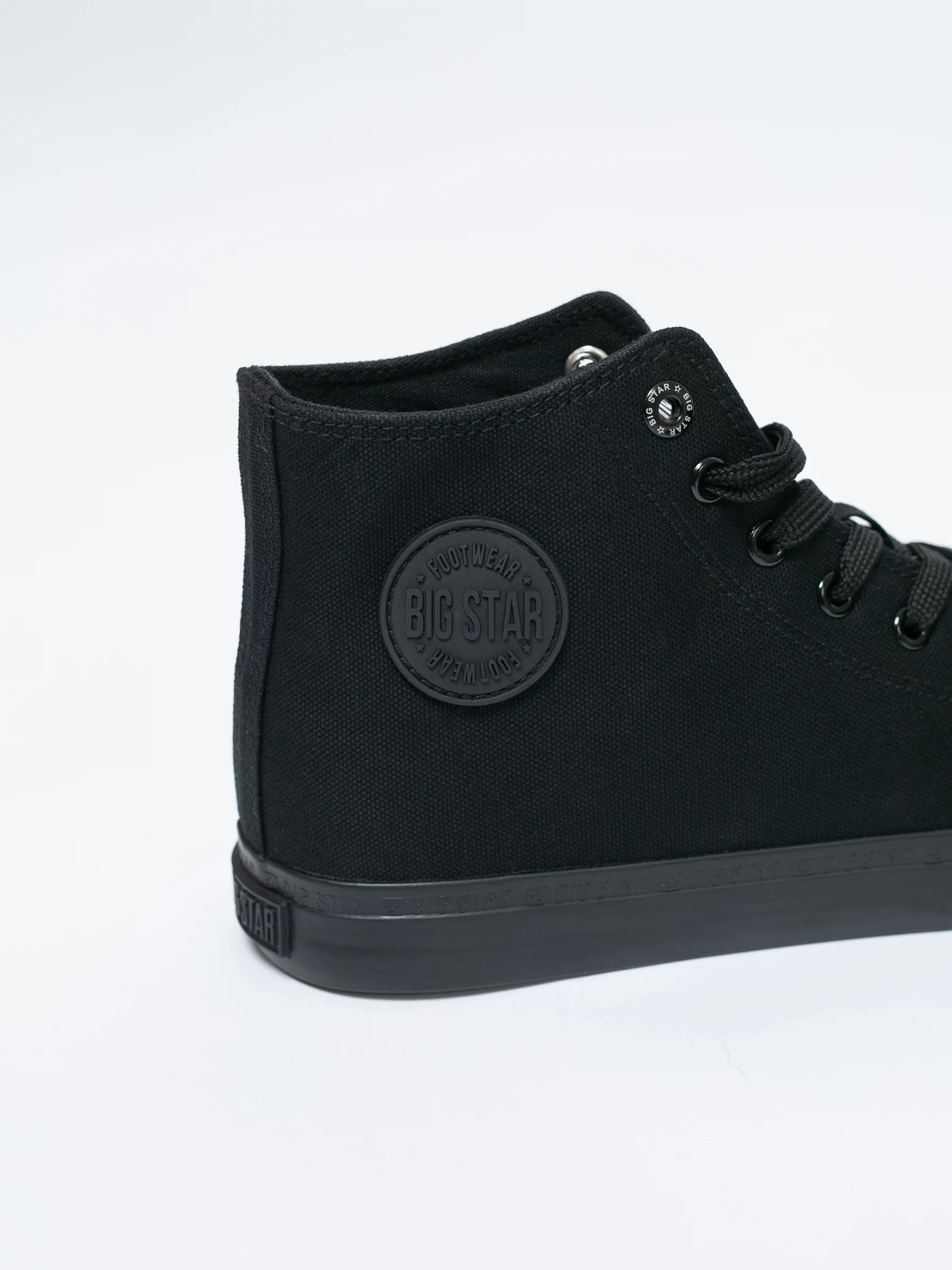 Trampki męskie wysokie czarne FF174550 906