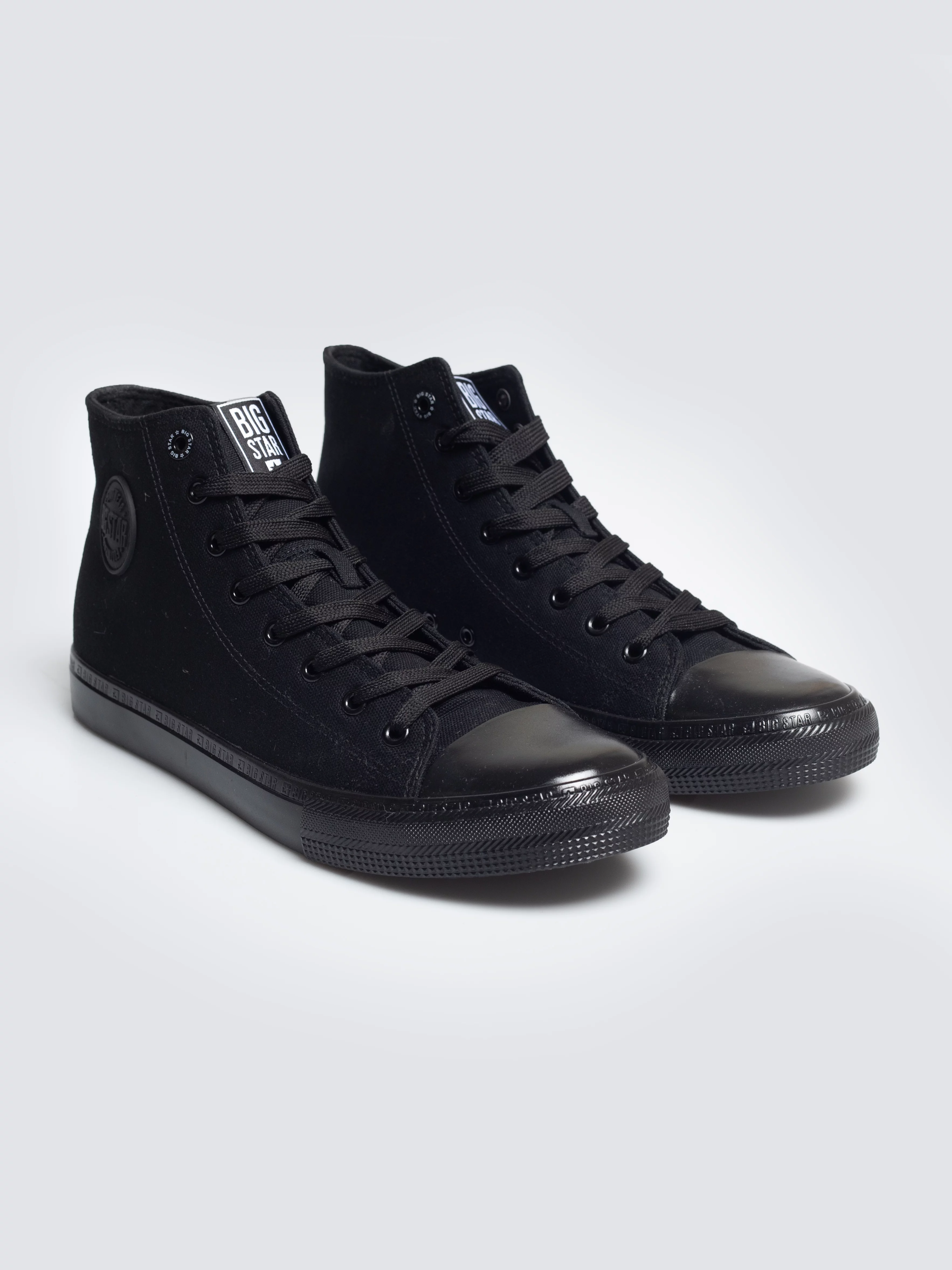 Trampki męskie wysokie czarne FF174550 906