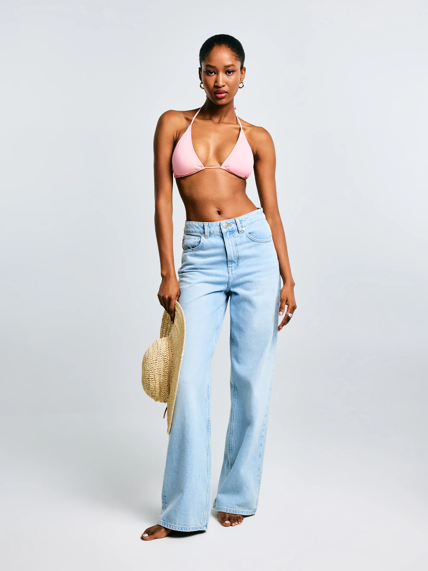 Góra od kostiumu kąpielowego różowa Bellsa 601