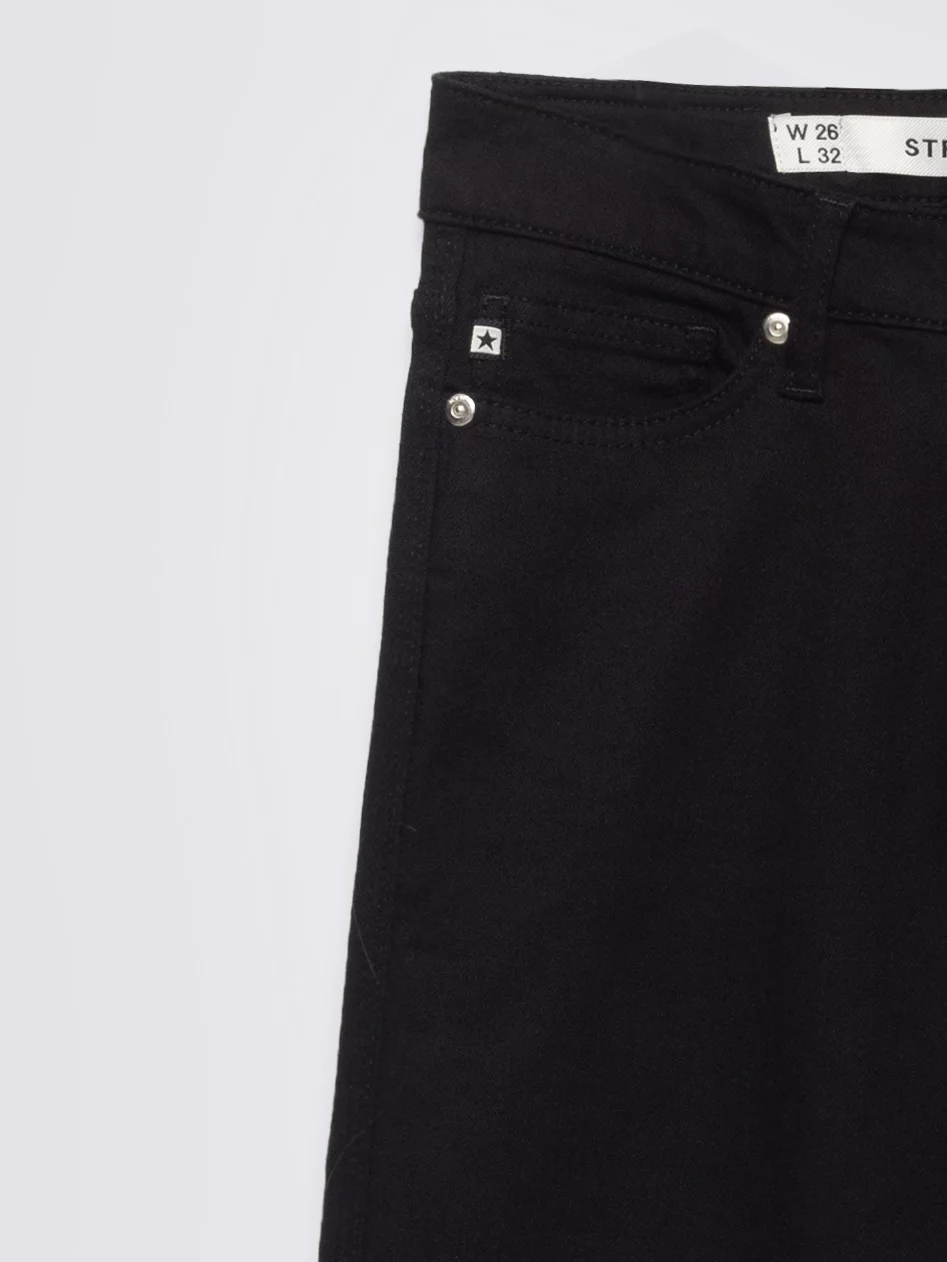 Spodnie jeans damskie czarne Myrra 915