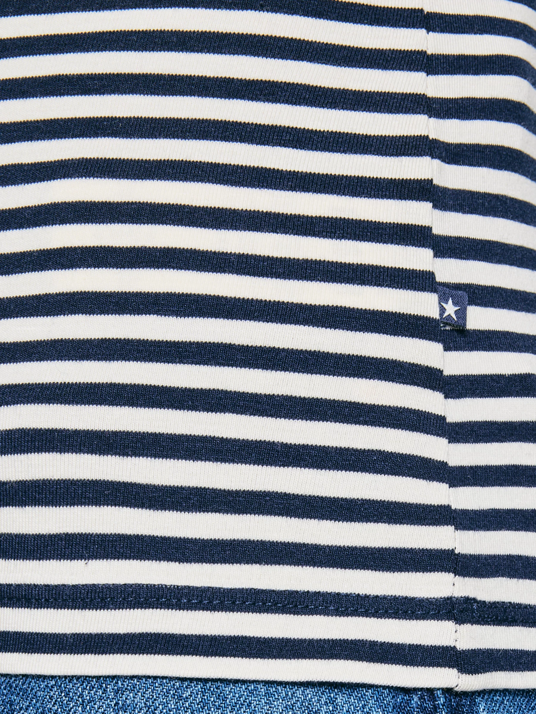 Bluzka damska w paski granatowa Vensa 403