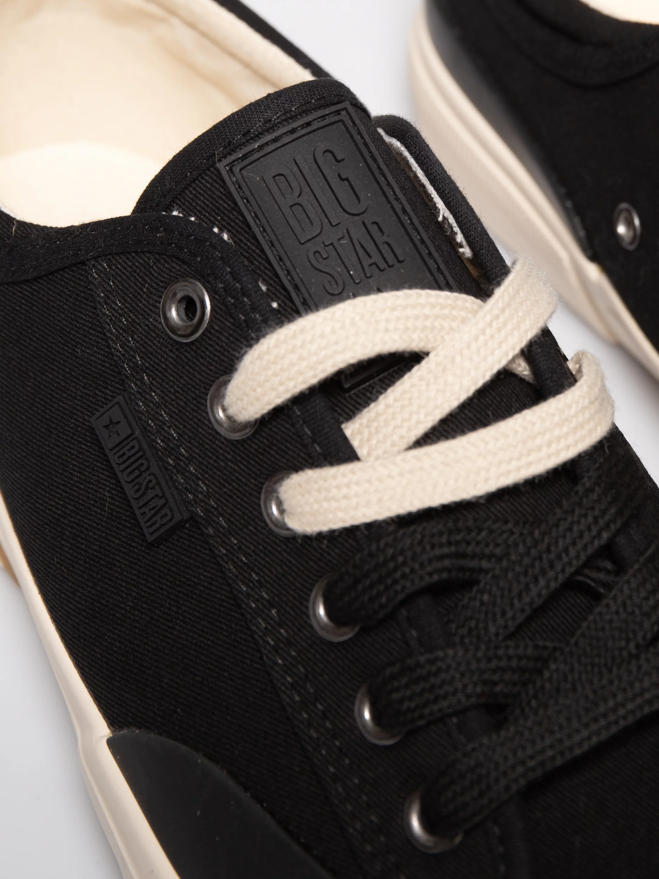 Trampki męskie niskie czarne RR174065 906