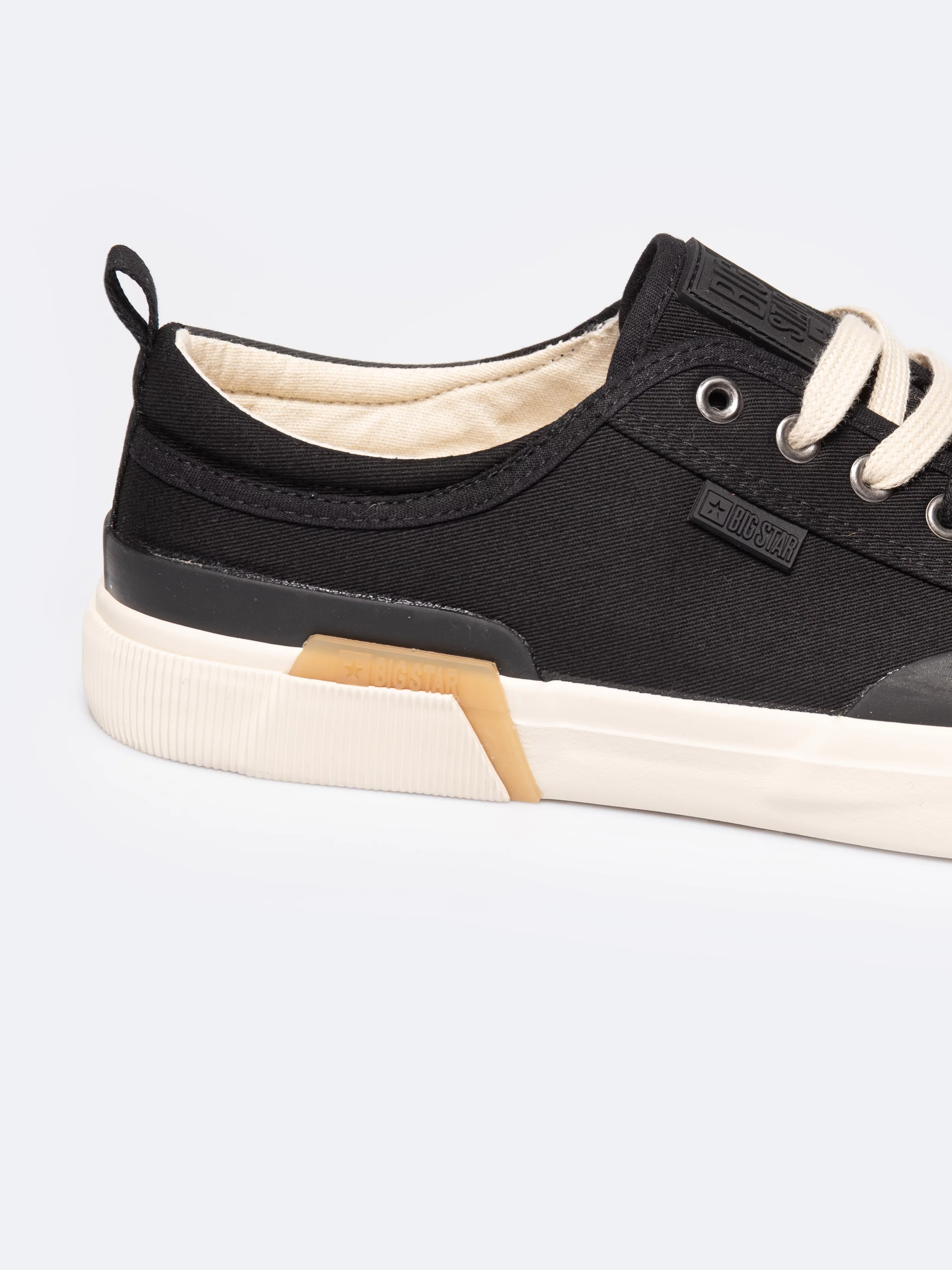 Trampki męskie niskie czarne RR174065 906