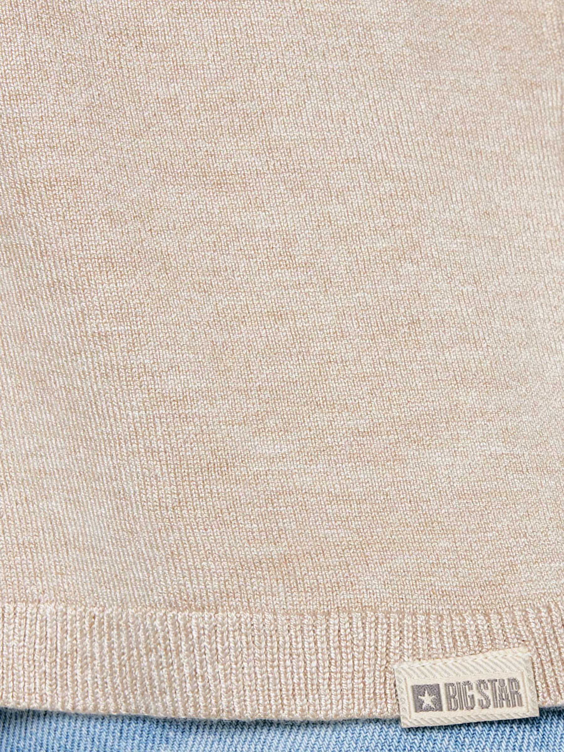 Sweter damski z wiskozy beżowy Faustii 801