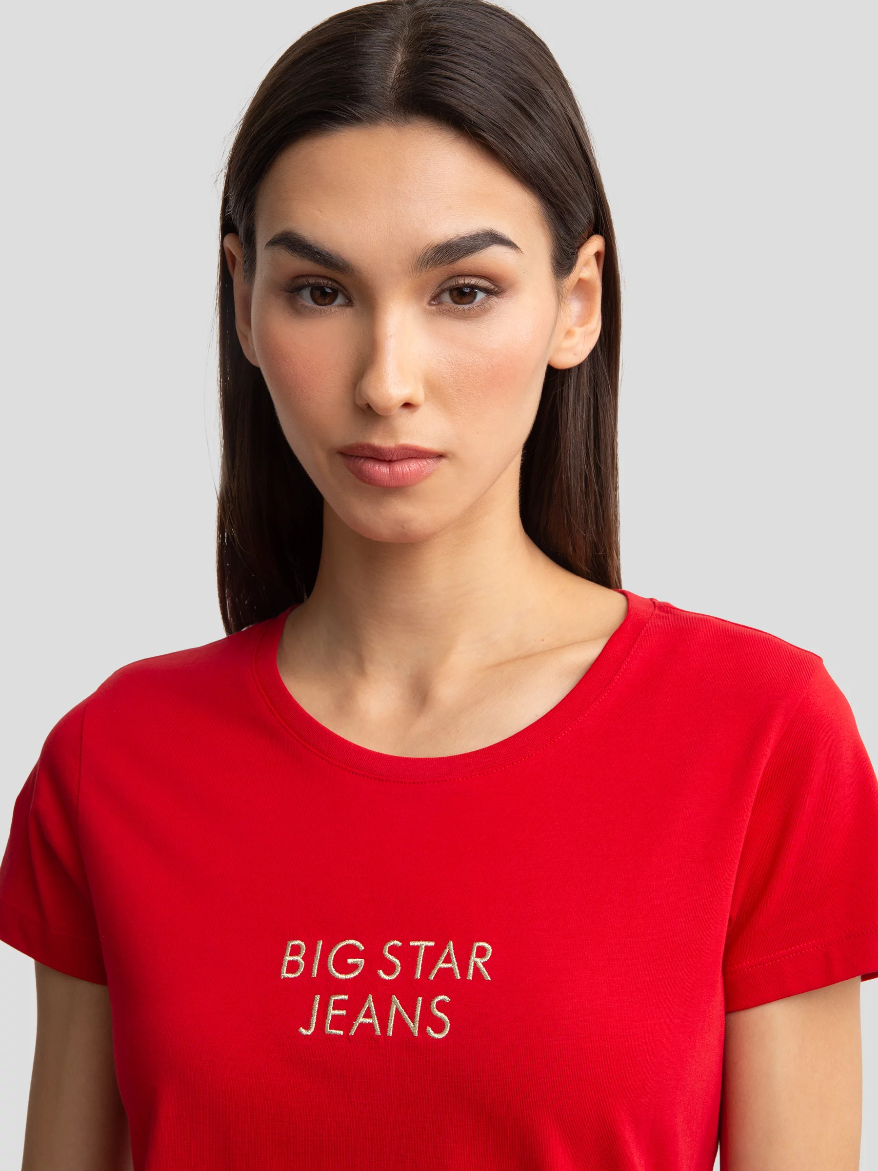 Koszulka damska z napisem czerwona Galansa 603