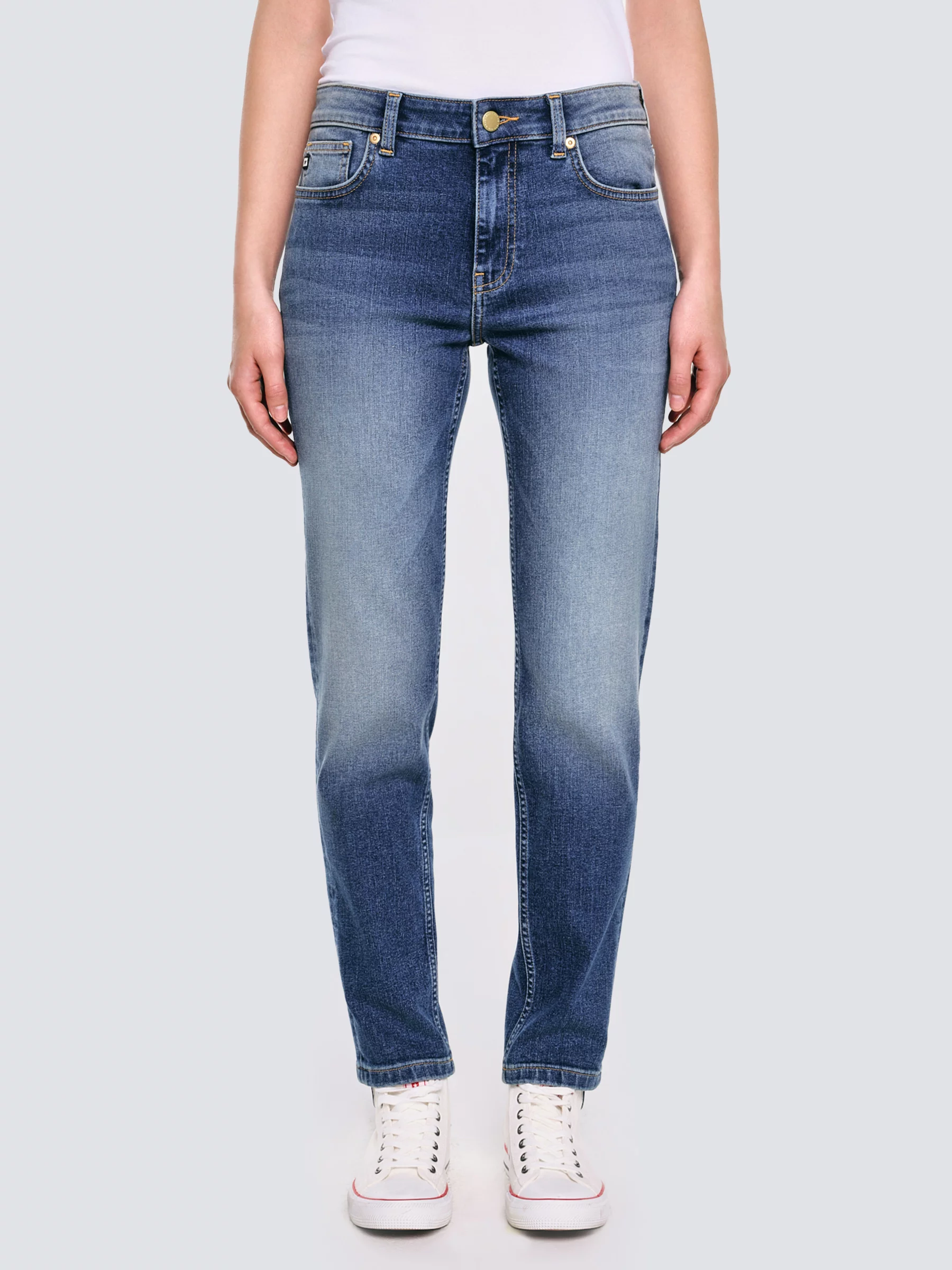 Jeansy damskie granatowe Maggie 546