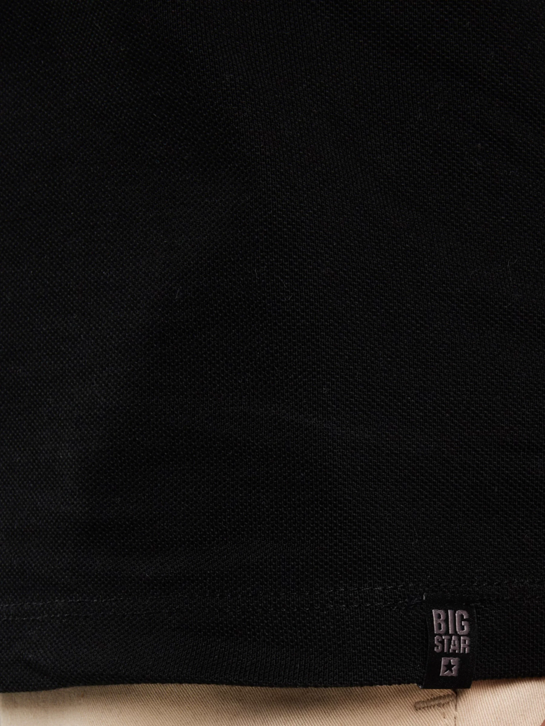 Koszulka męska polo czarna Markolinos 906