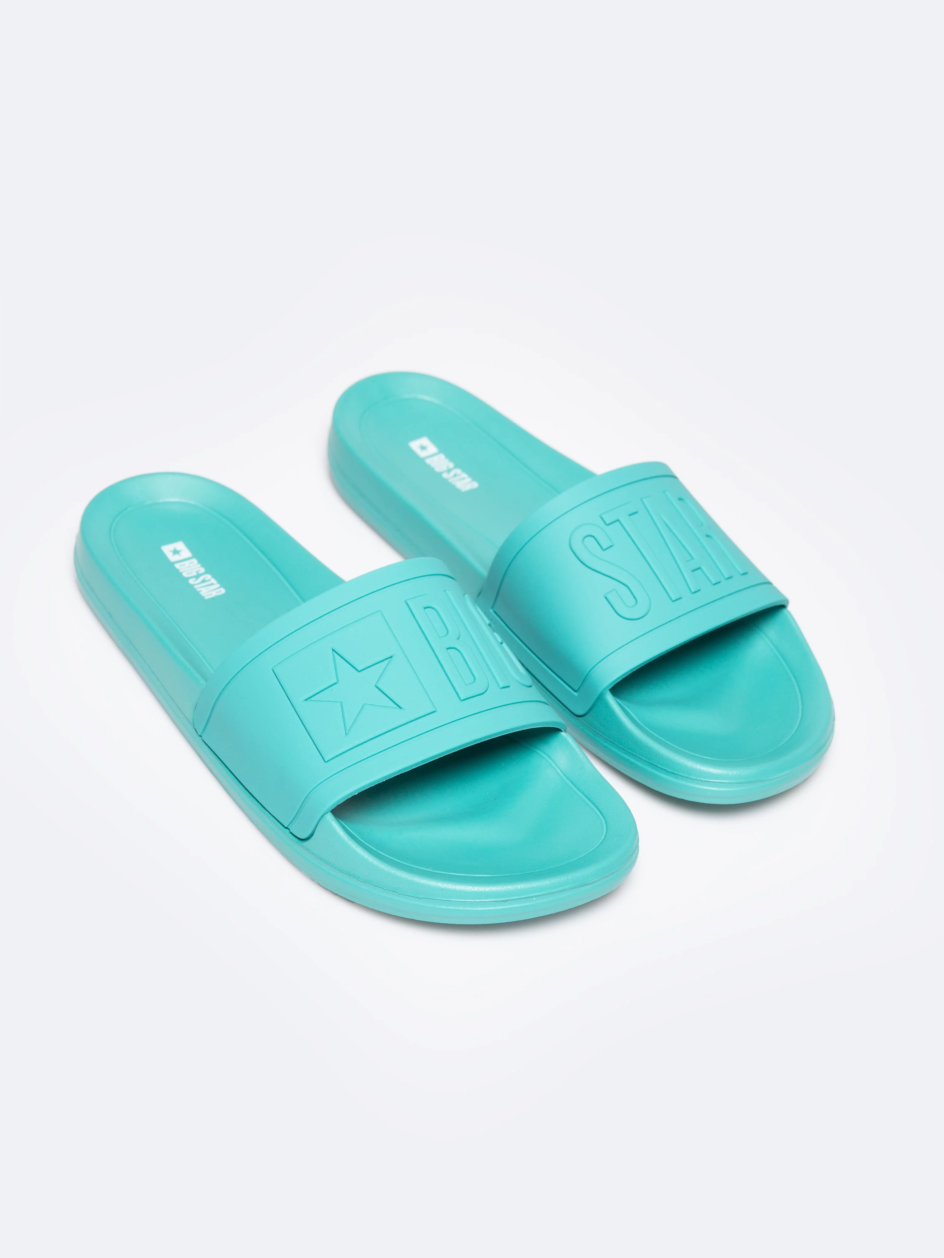 Klapki męskie plażowe zielone RR174A070 301