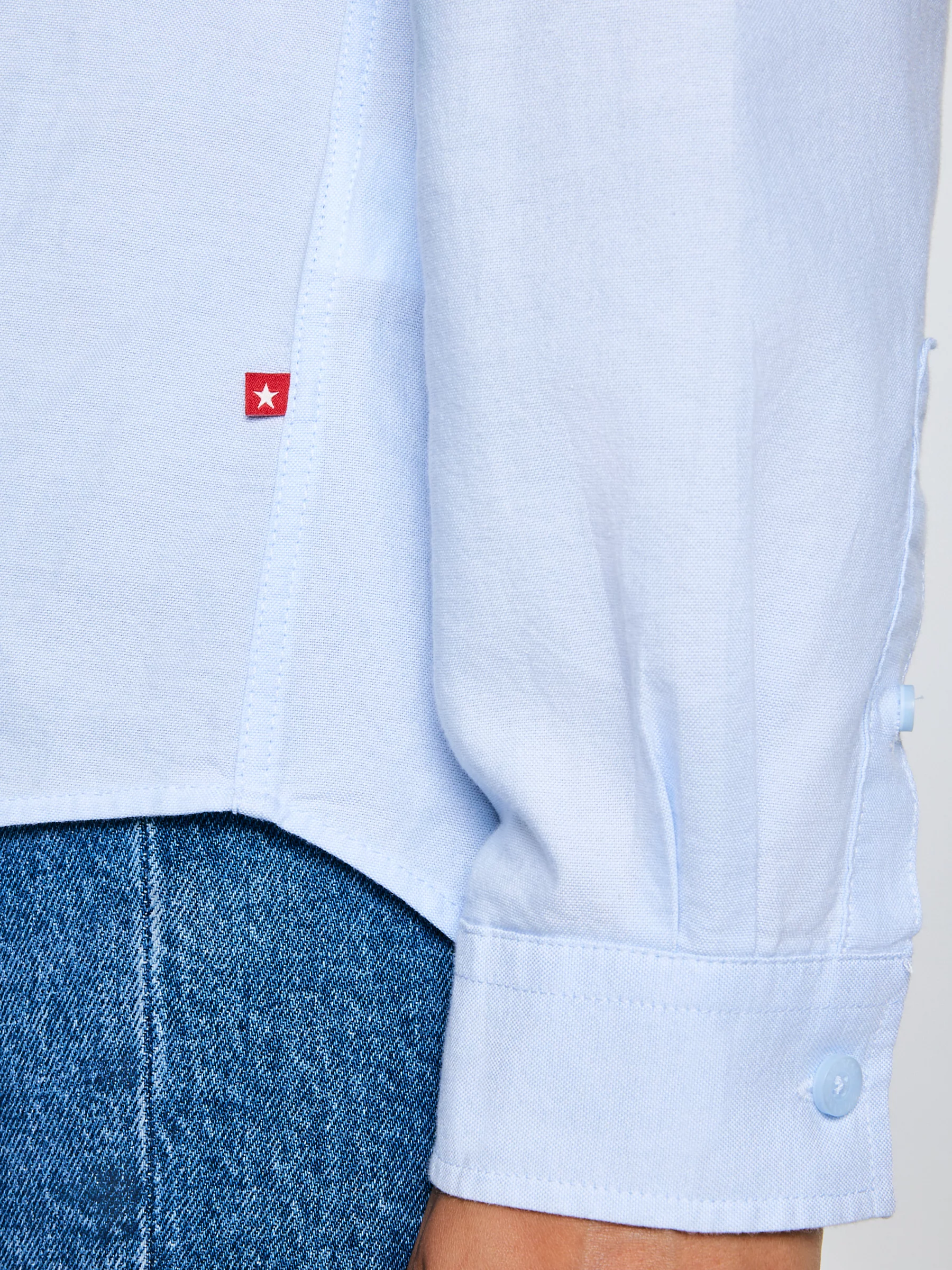 Koszula damska klasyczna błękitna Hansai 400