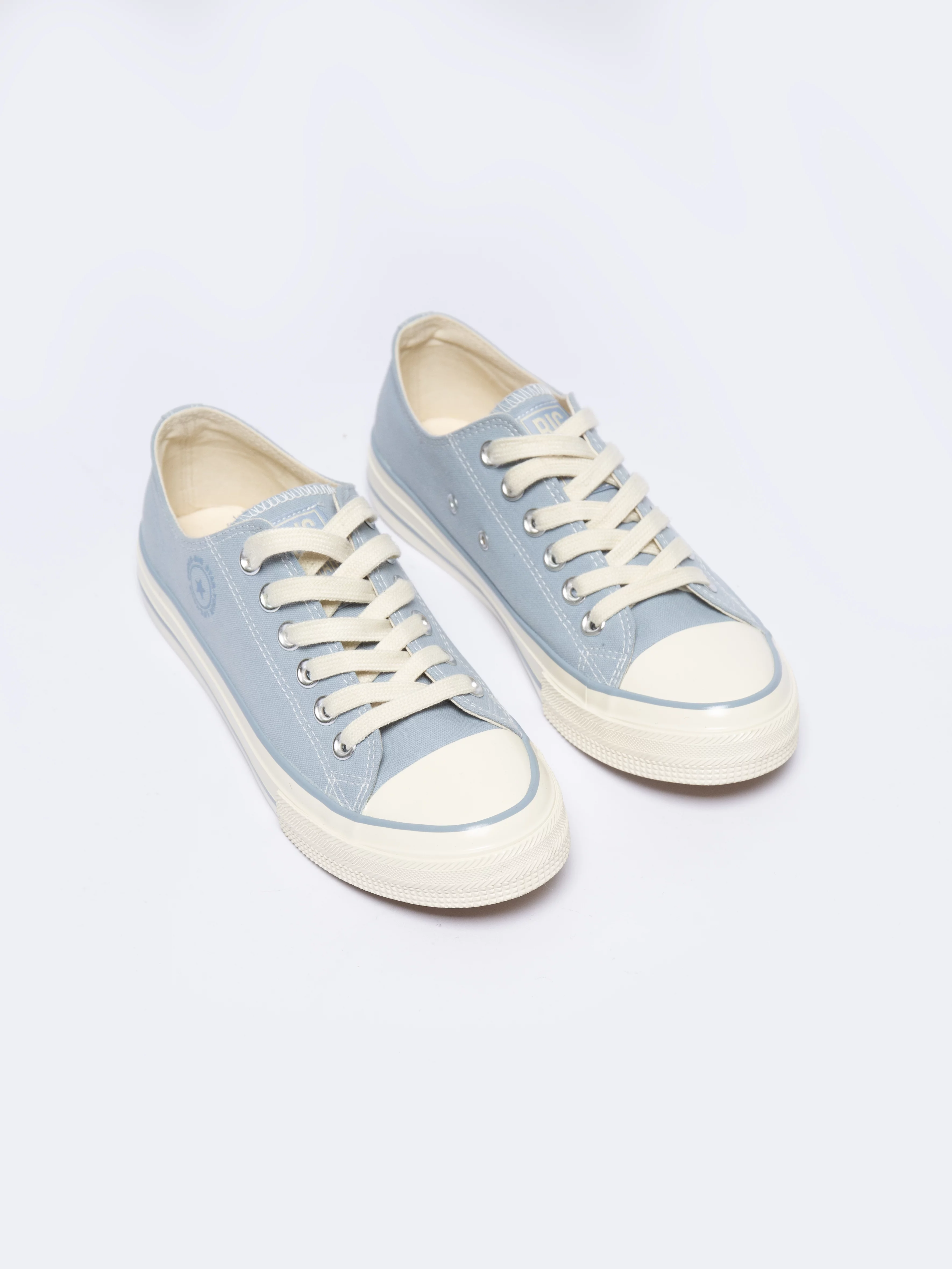 Trampki damskie niskie błękitne NN274273 400