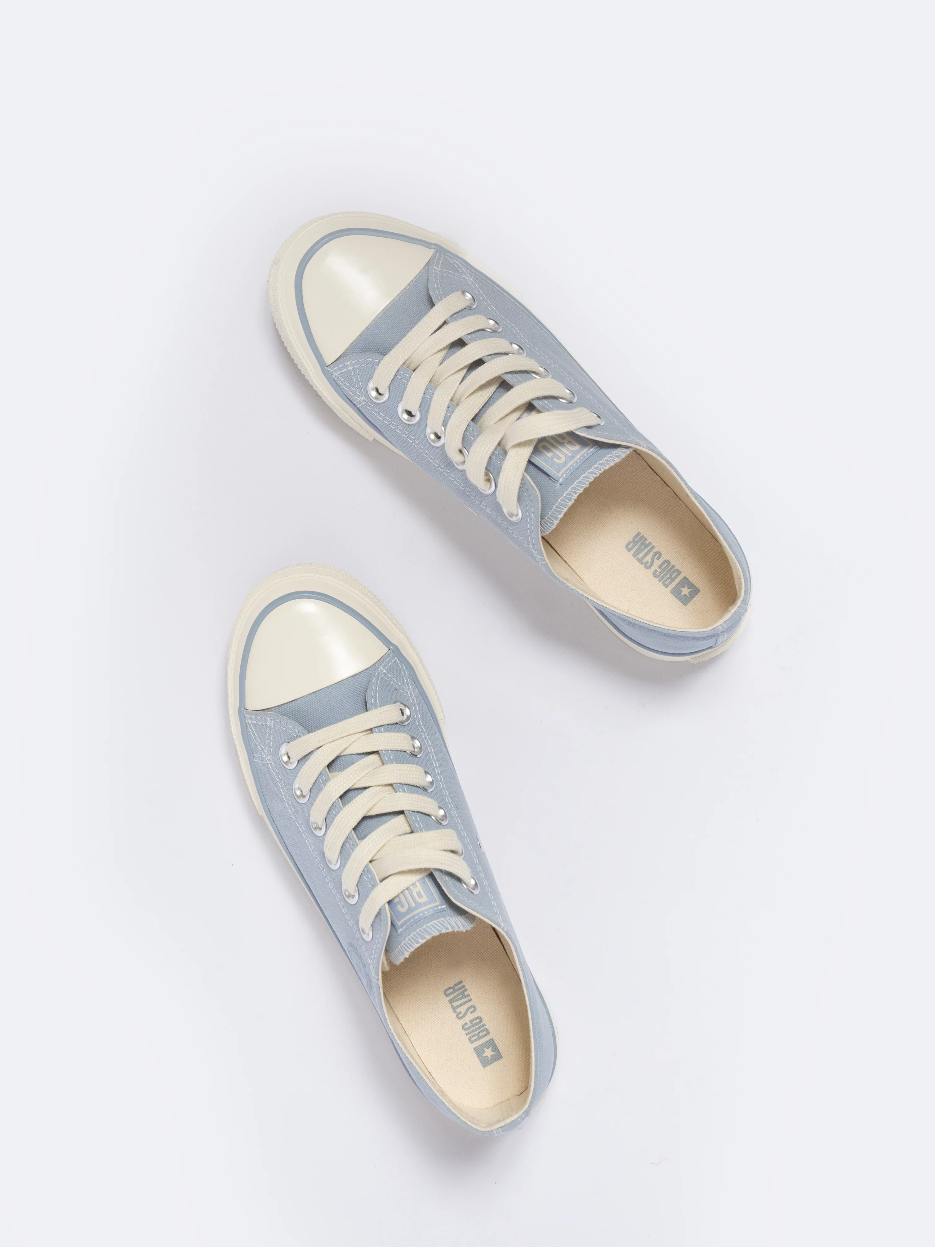 Trampki damskie niskie błękitne NN274273 400