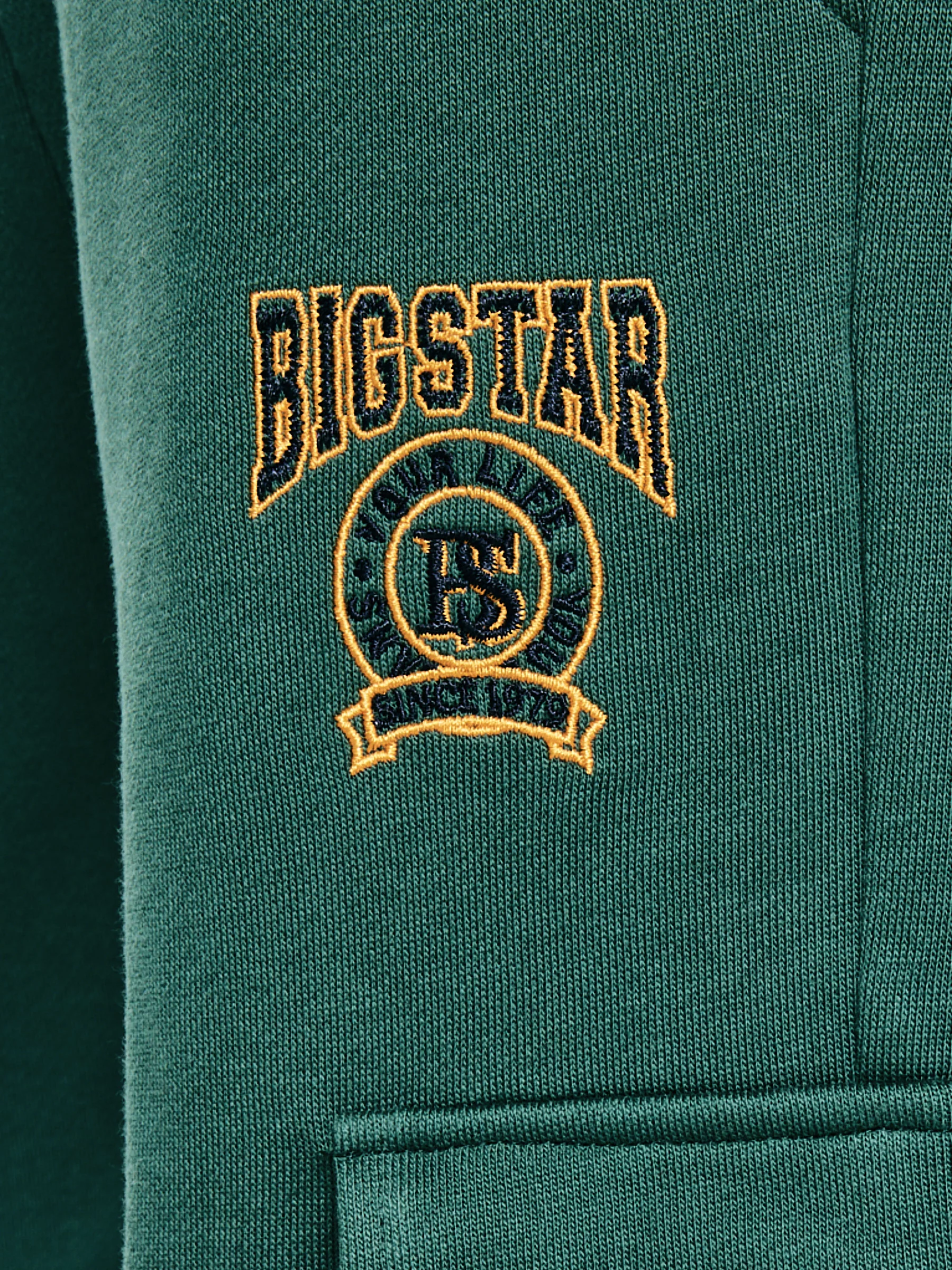 Spodnie chłopięce dresowe cargo khaki Cargir 304