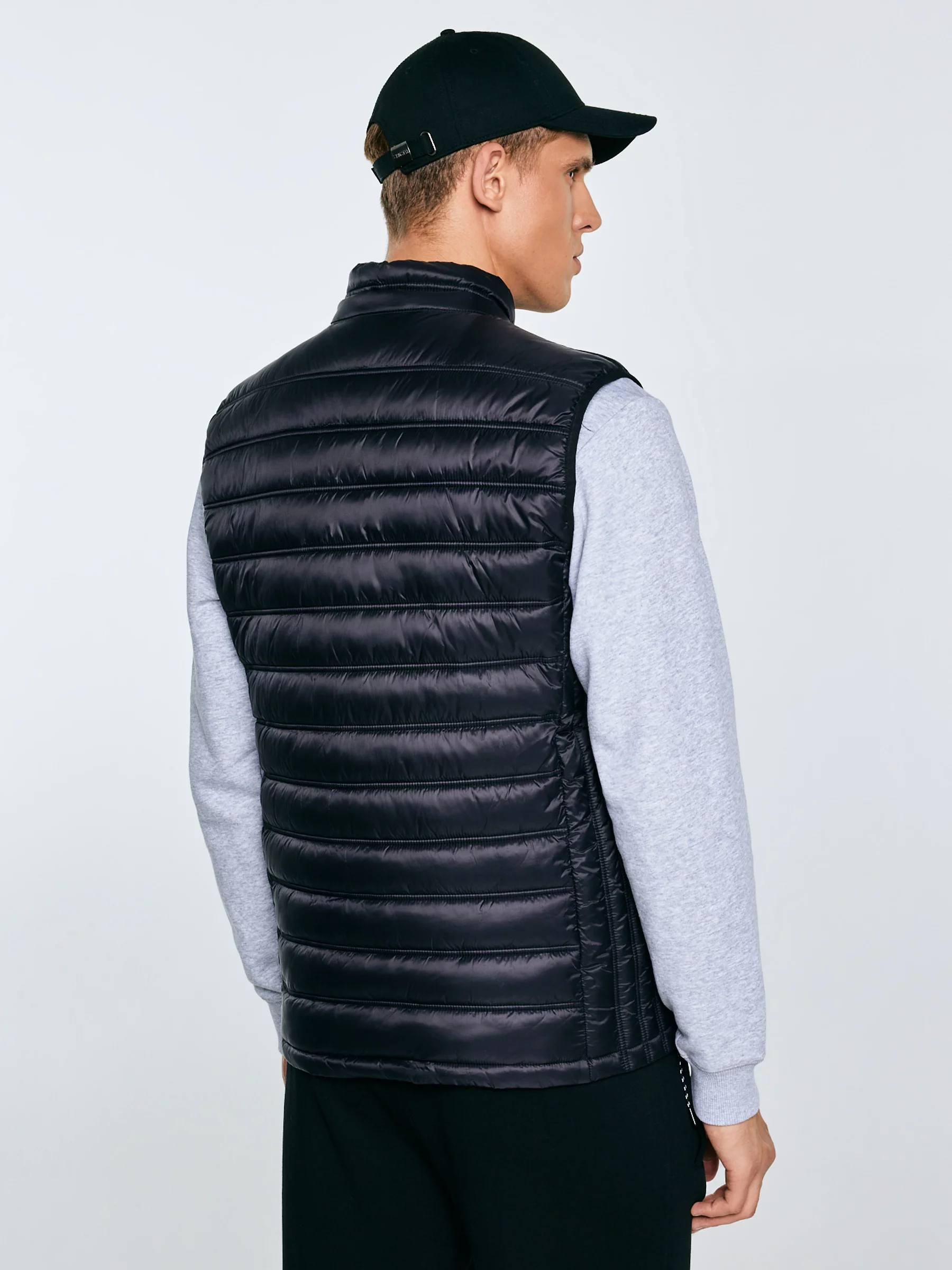 Kamizelka męska pikowana czarna Jaxoon 906