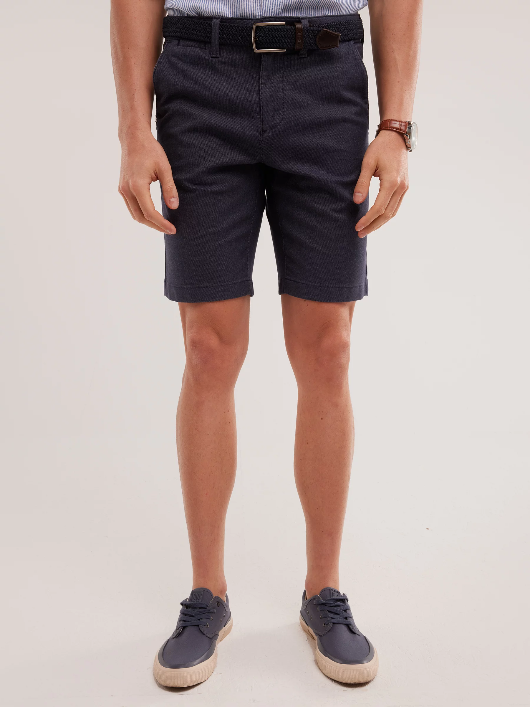 Szorty męskie granatowe Rossin 404