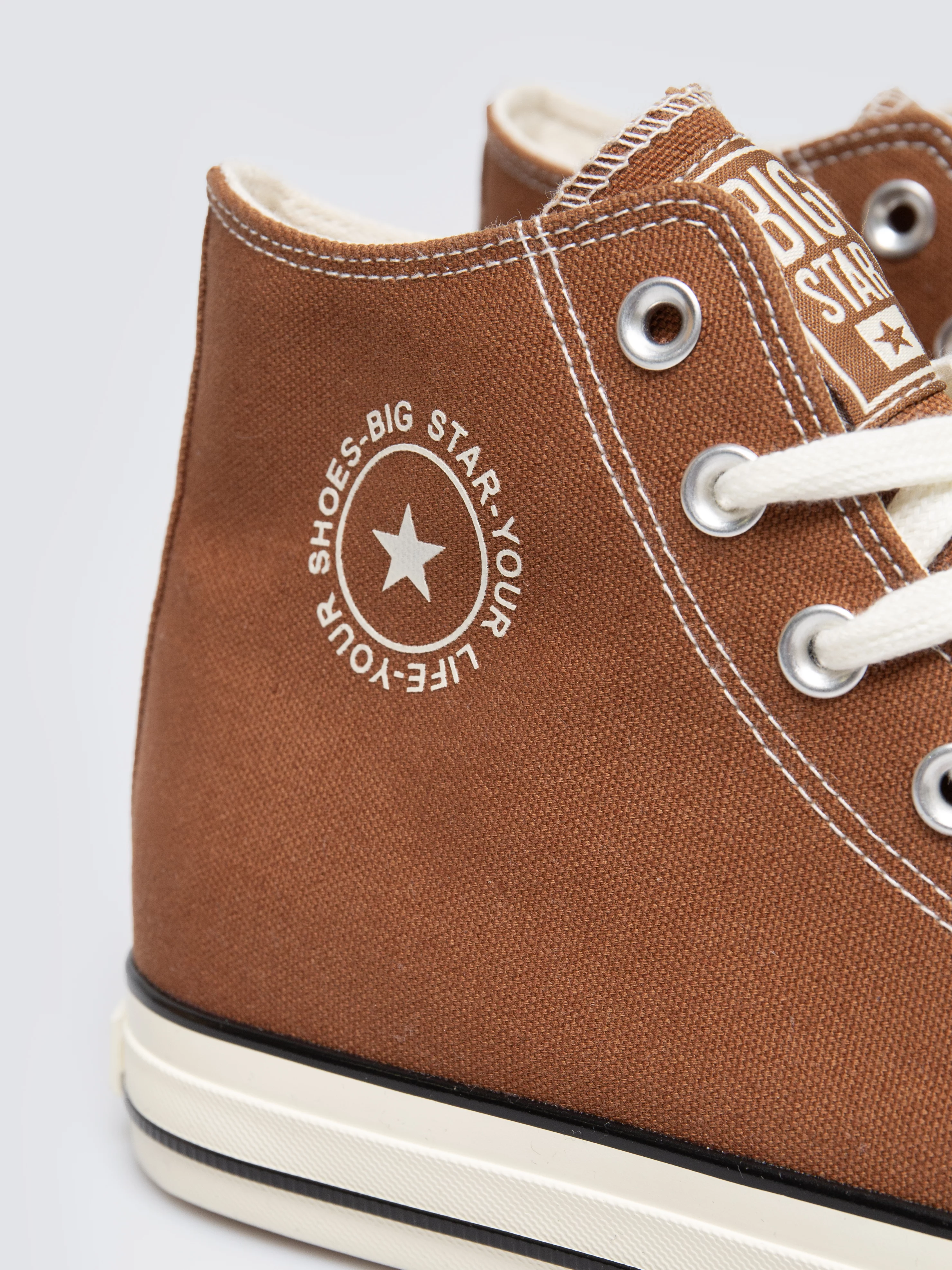 Trampki męskie wysokie brązowe SS174289 802