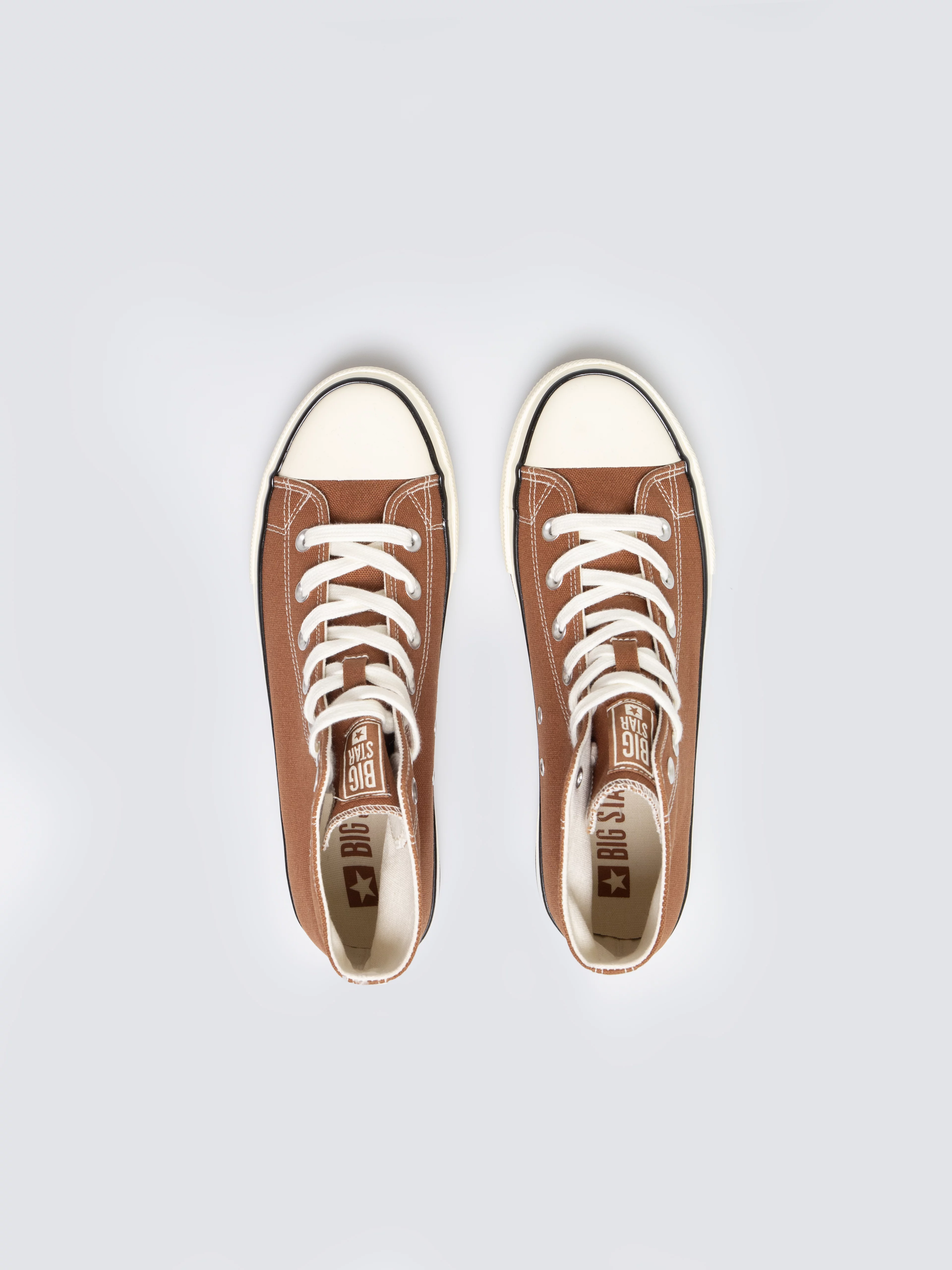 Trampki męskie wysokie brązowe SS174289 802