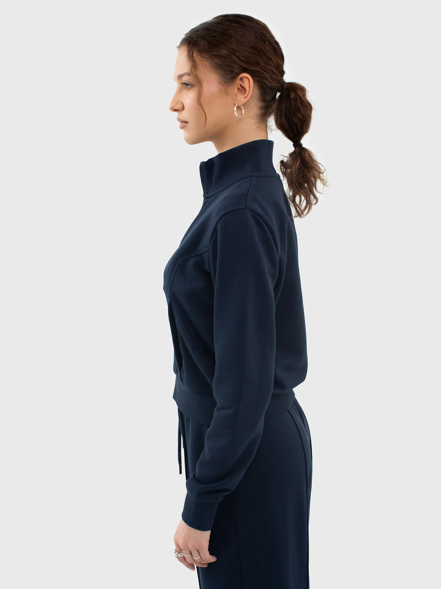 Bluza damska rozpinana granatowa Chitasana 403/ Abierto 403