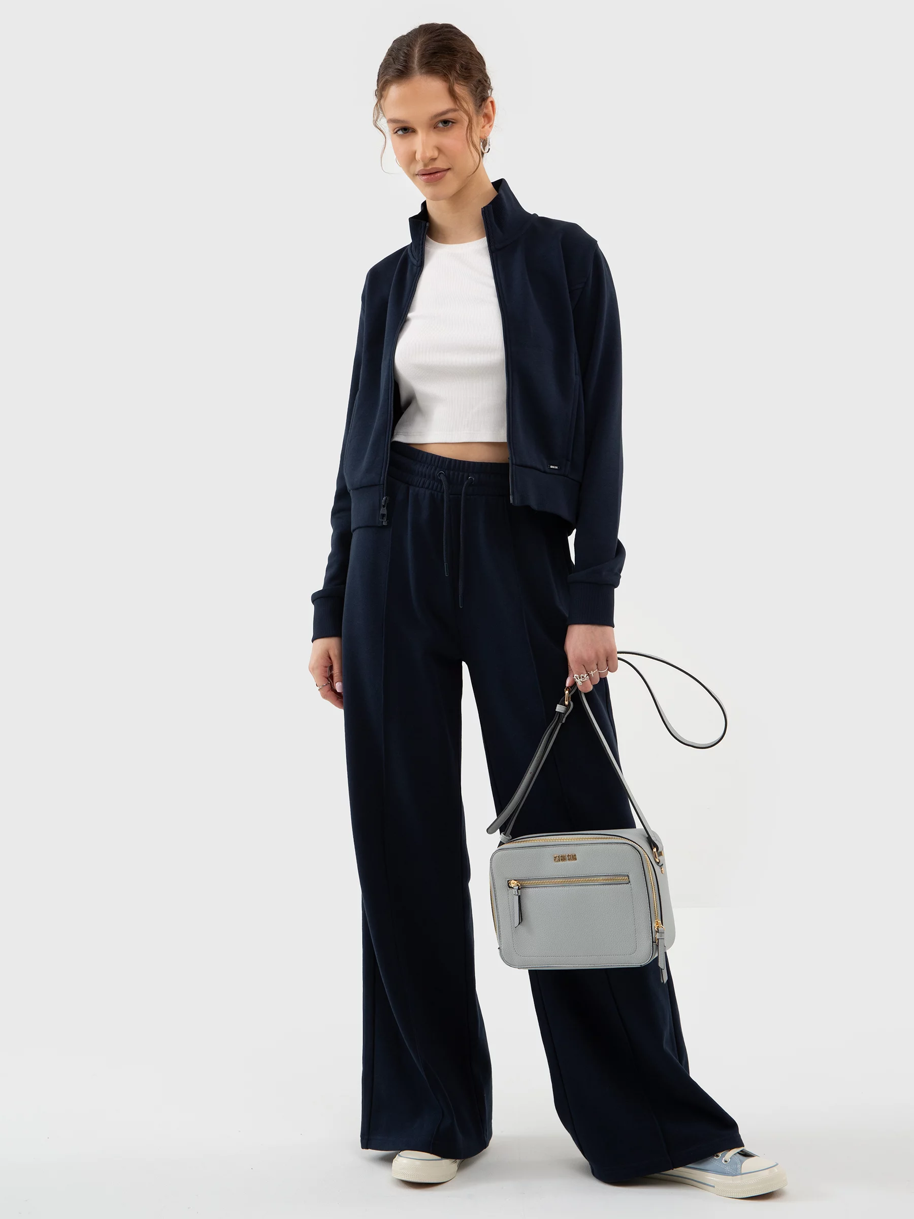 Bluza damska rozpinana granatowa Chitasana 403/ Abierto 403