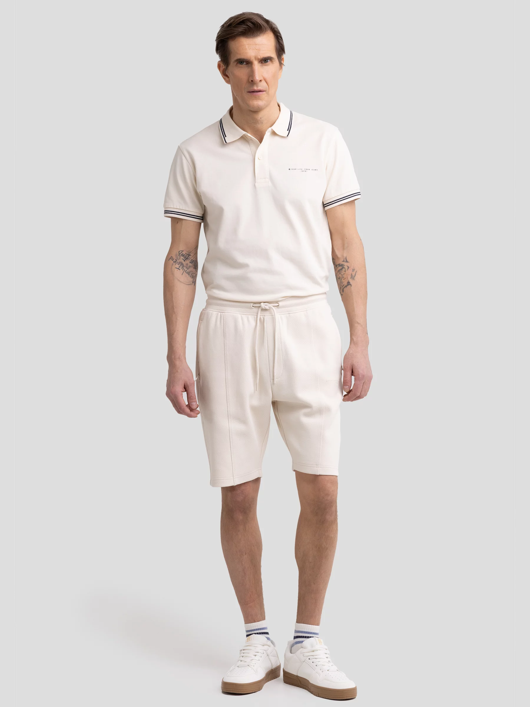 Koszulka męska polo kremowa Wladym 103